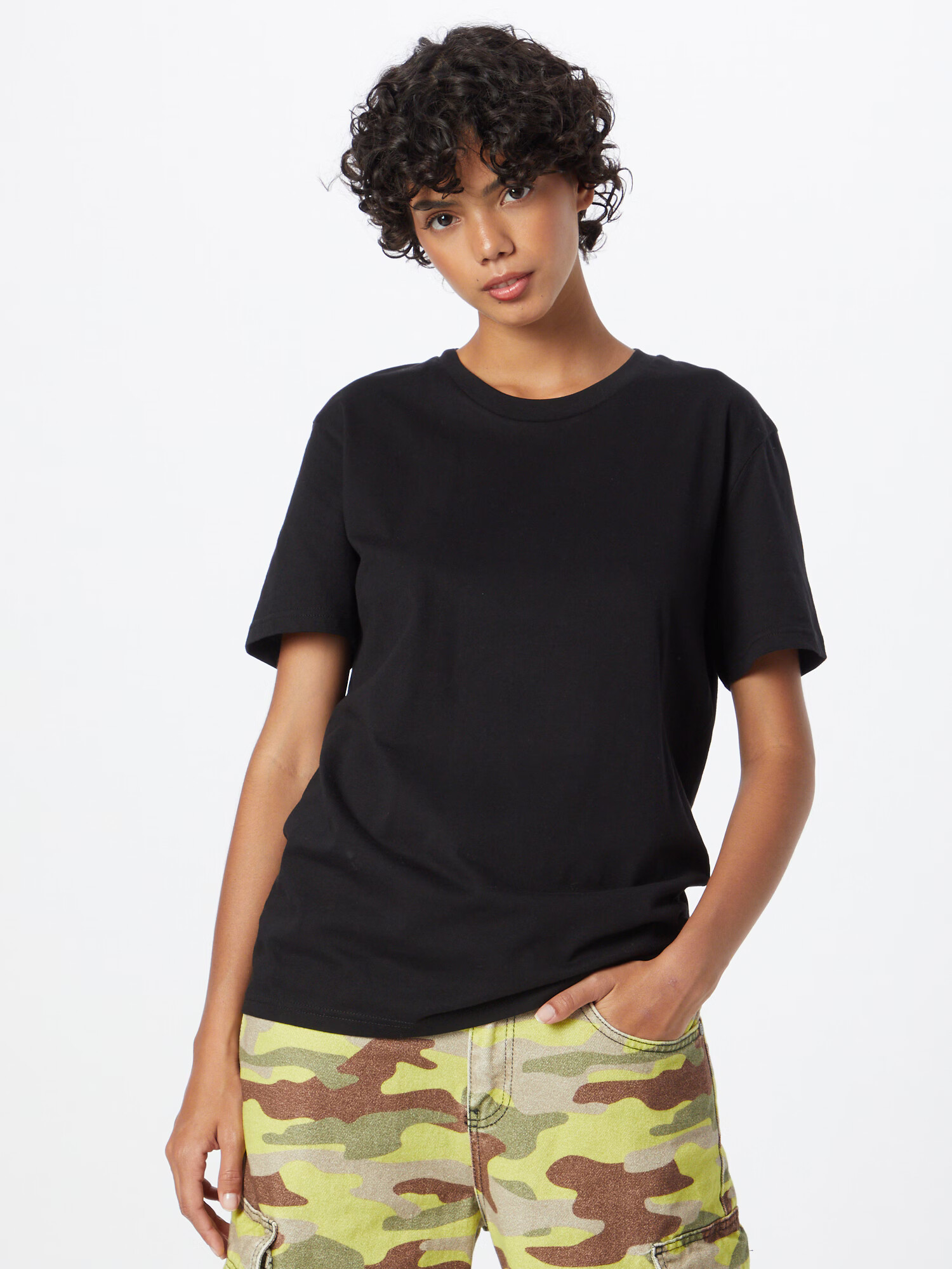 Les Petits Basics Tricou 'Les Alpes' negru / alb - Pled.ro