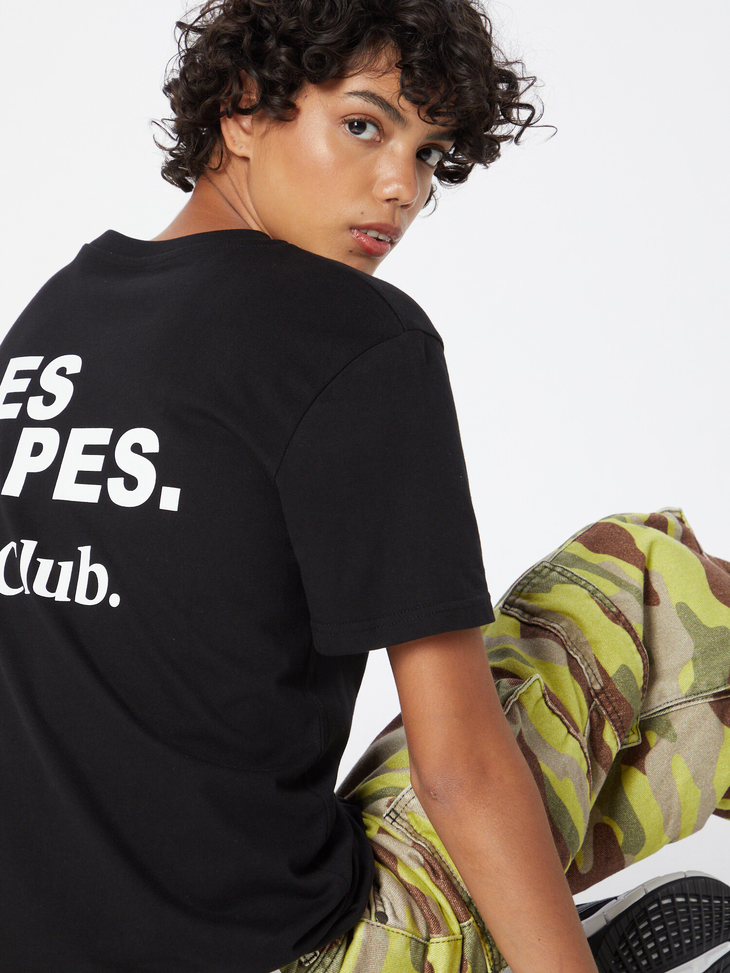 Les Petits Basics Tricou 'Les Alpes' negru / alb - Pled.ro