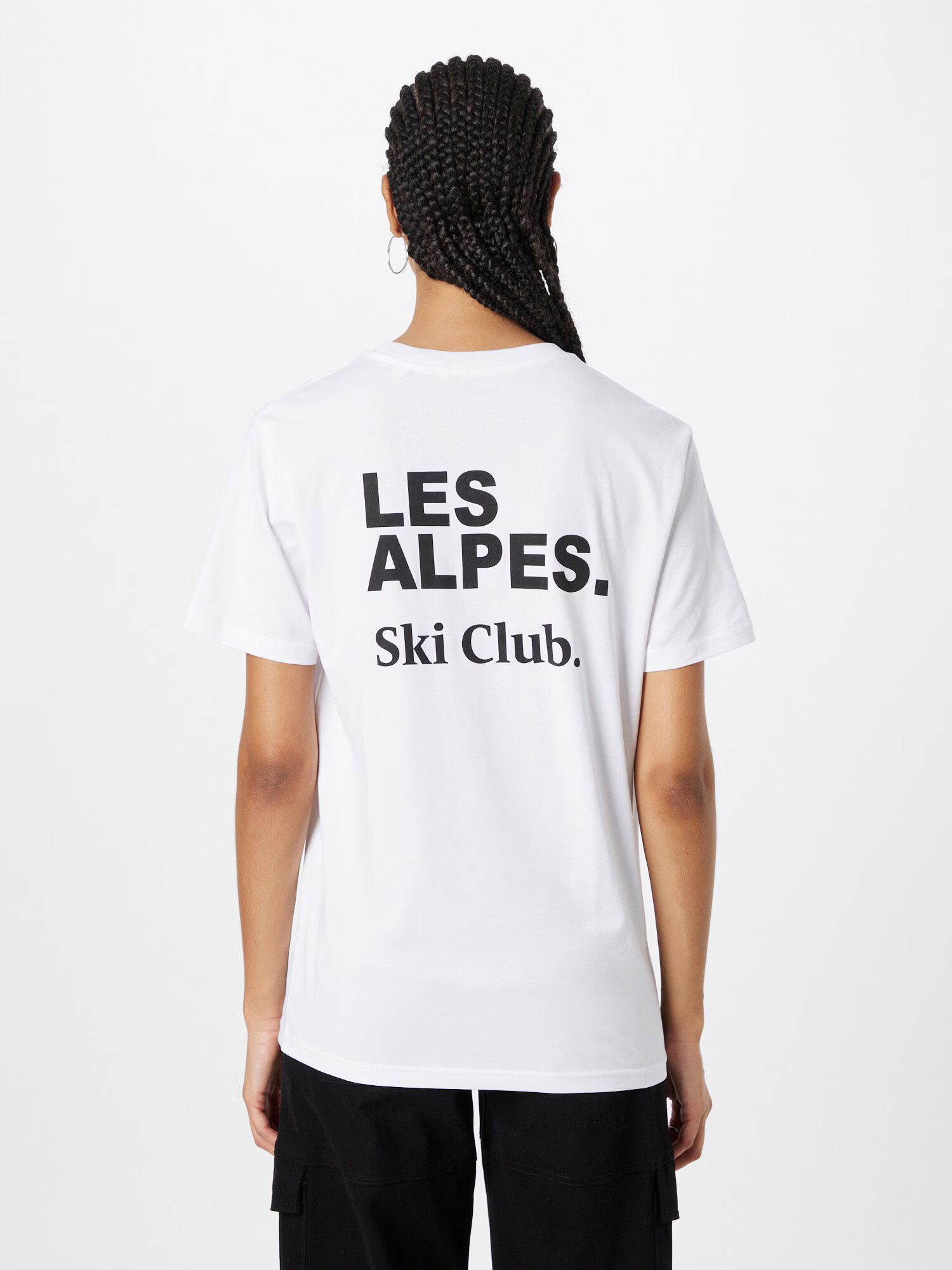 Les Petits Basics Tricou 'Les Alpes' negru / alb - Pled.ro