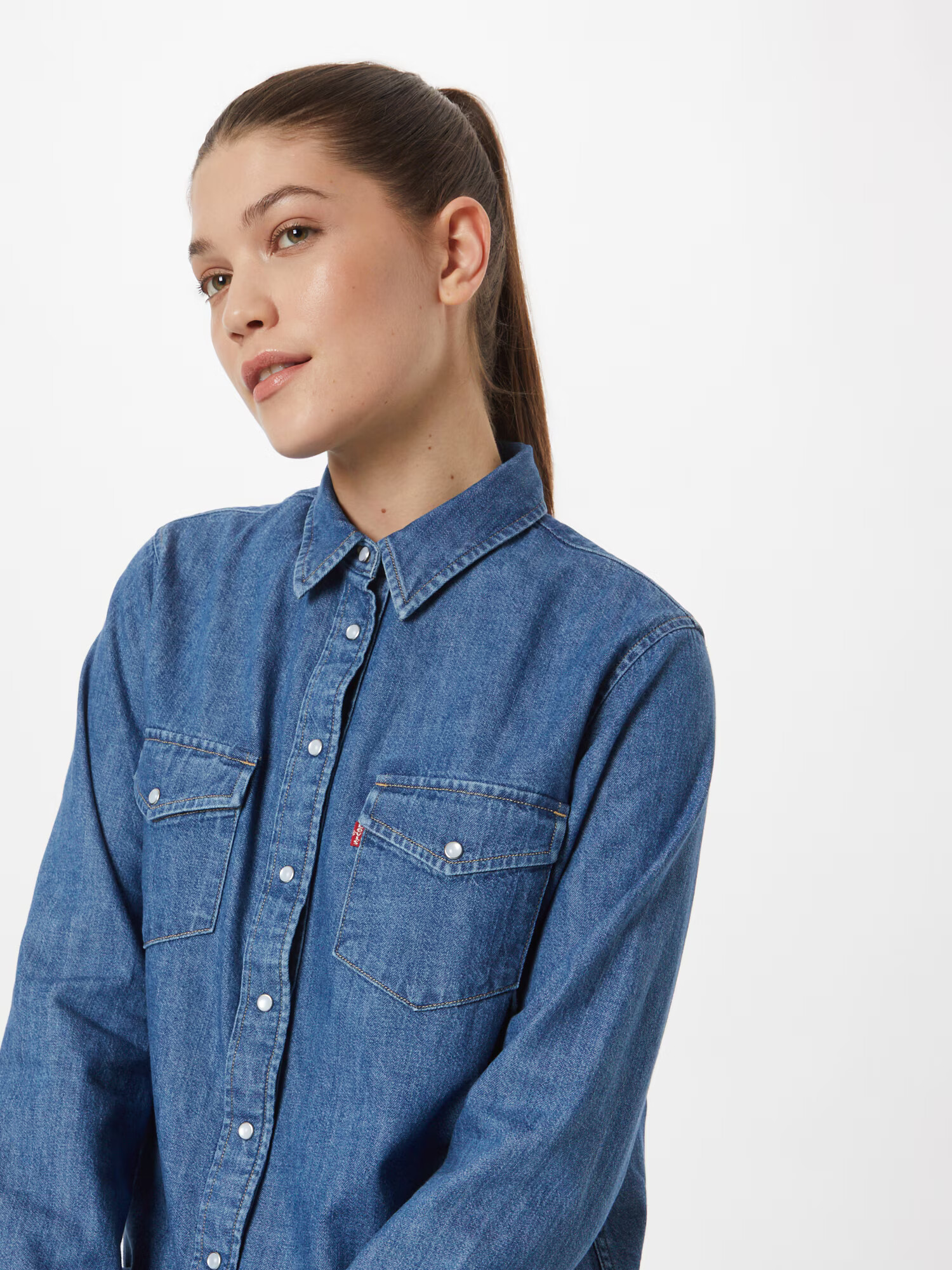 LEVI'S ® Bluză 'ESSENTIAL' albastru denim - Pled.ro