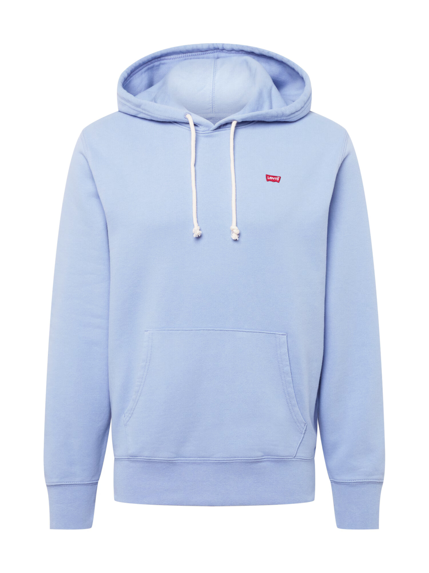 LEVI'S Bluză de molton 'NEW ORIGINAL HOODIE BLUES' albastru deschis / roșu / alb - Pled.ro