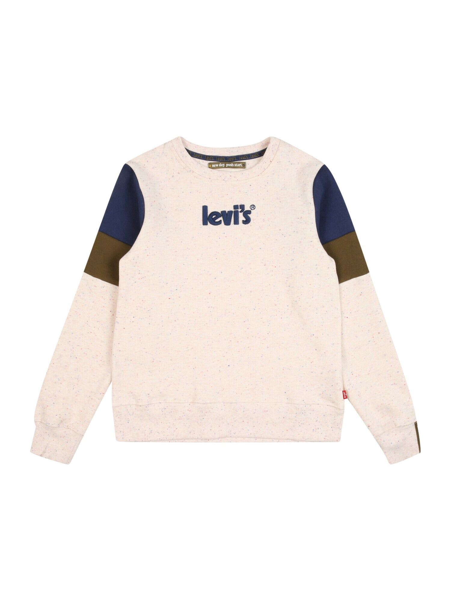 LEVI'S Bluză de molton bej amestecat / bleumarin / oliv - Pled.ro