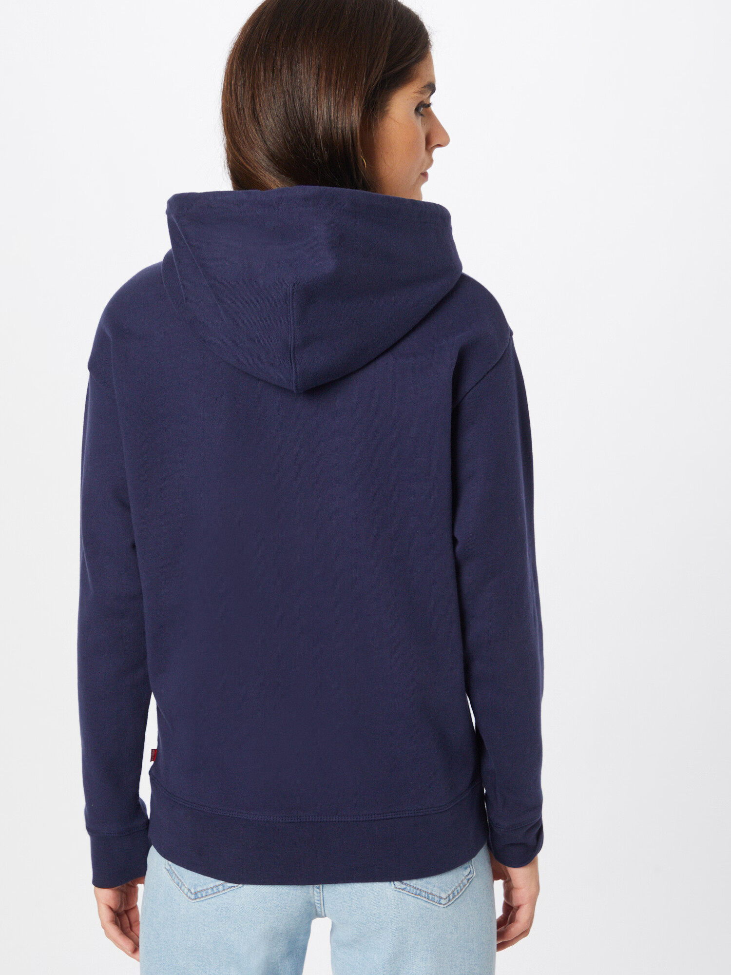 LEVI'S Bluză de molton 'GRAPHIC STANDARD HOODIE BLUES' bleumarin / galben deschis - Pled.ro