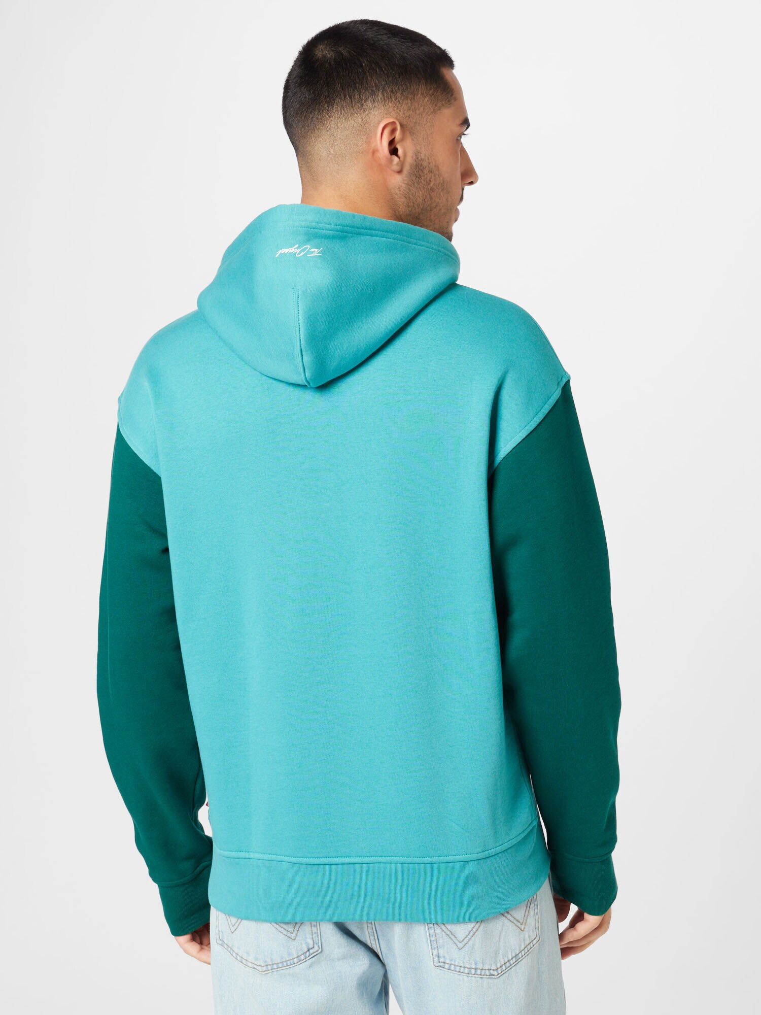 LEVI'S Bluză de molton cyan / verde smarald / alb - Pled.ro