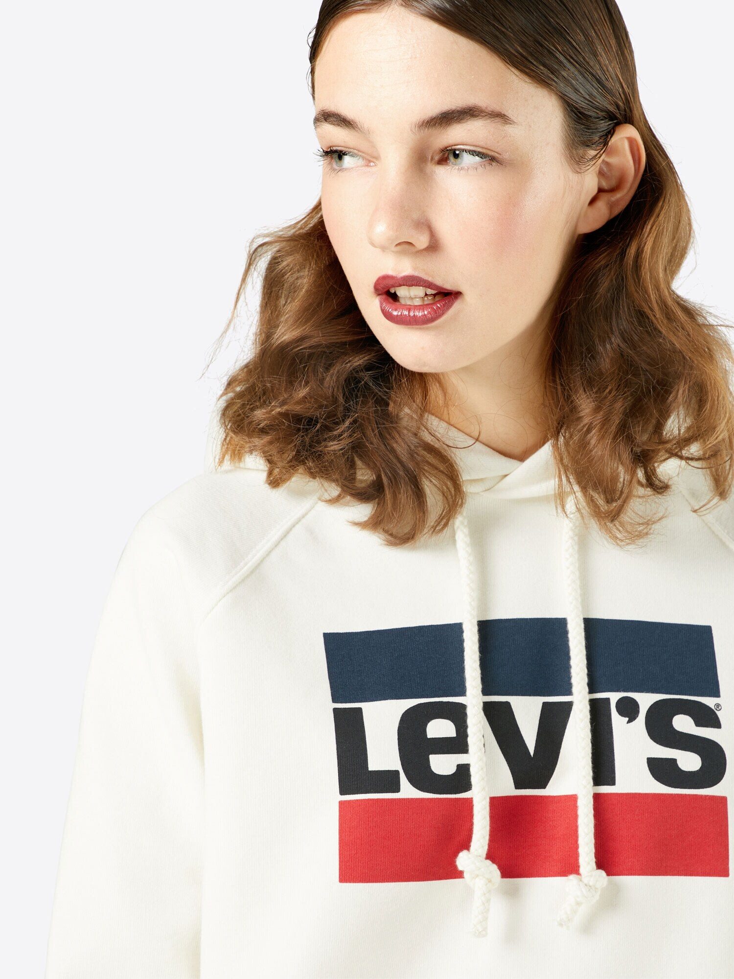 LEVI'S ® Bluză de molton 'GRAPHIC' alb - Pled.ro