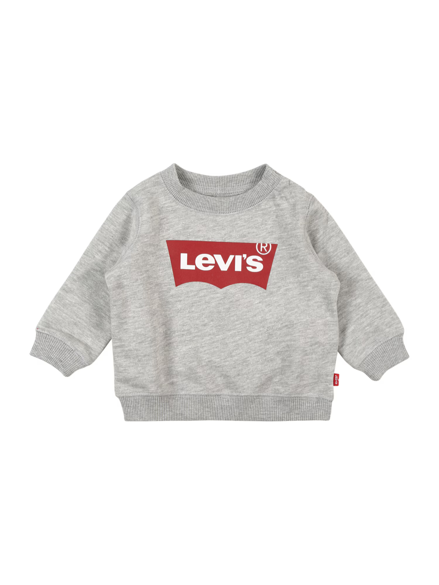 LEVI'S Bluză de molton gri amestecat / roșu / alb - Pled.ro