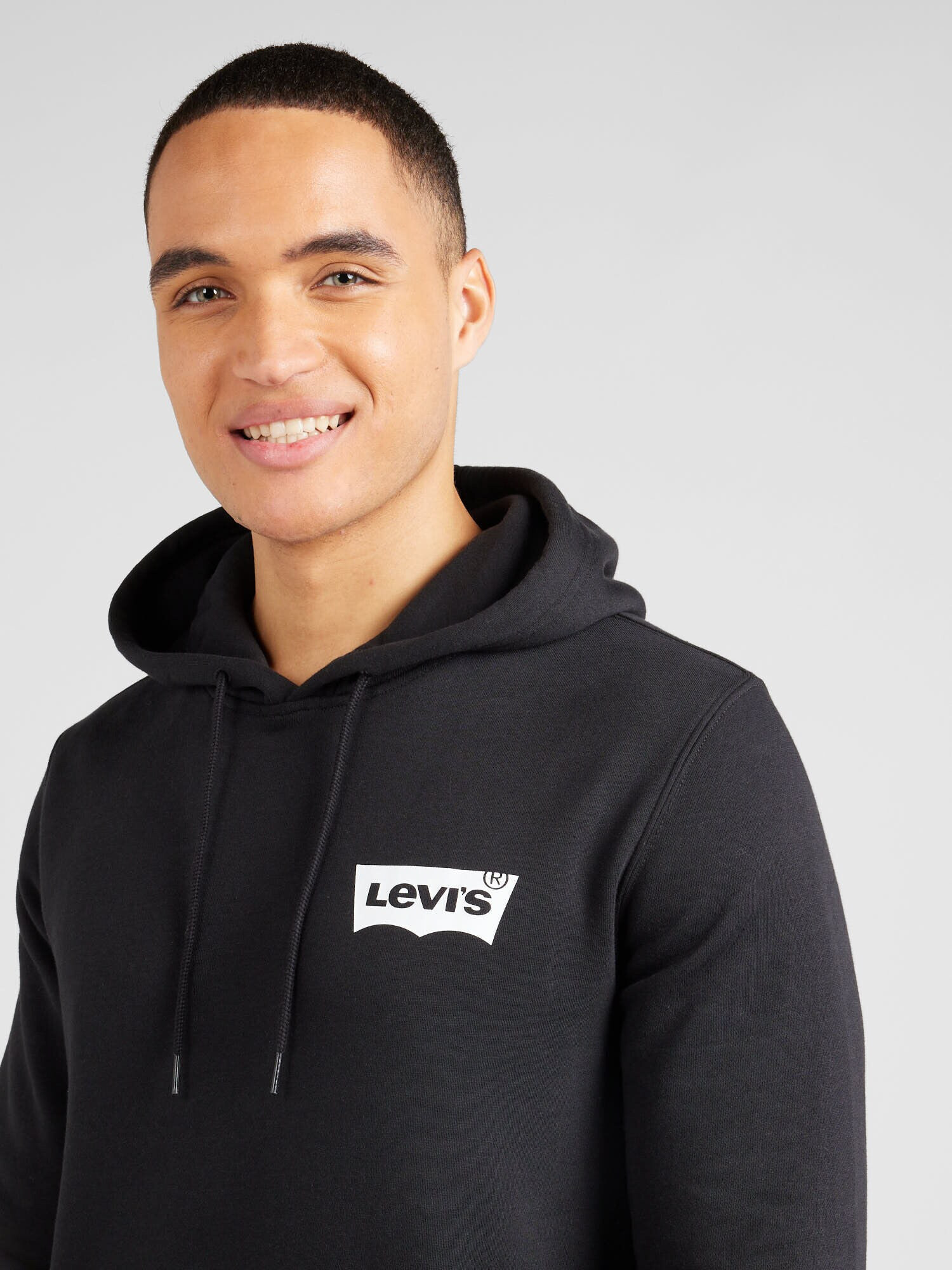 LEVI'S Bluză de molton gri / negru / alb - Pled.ro