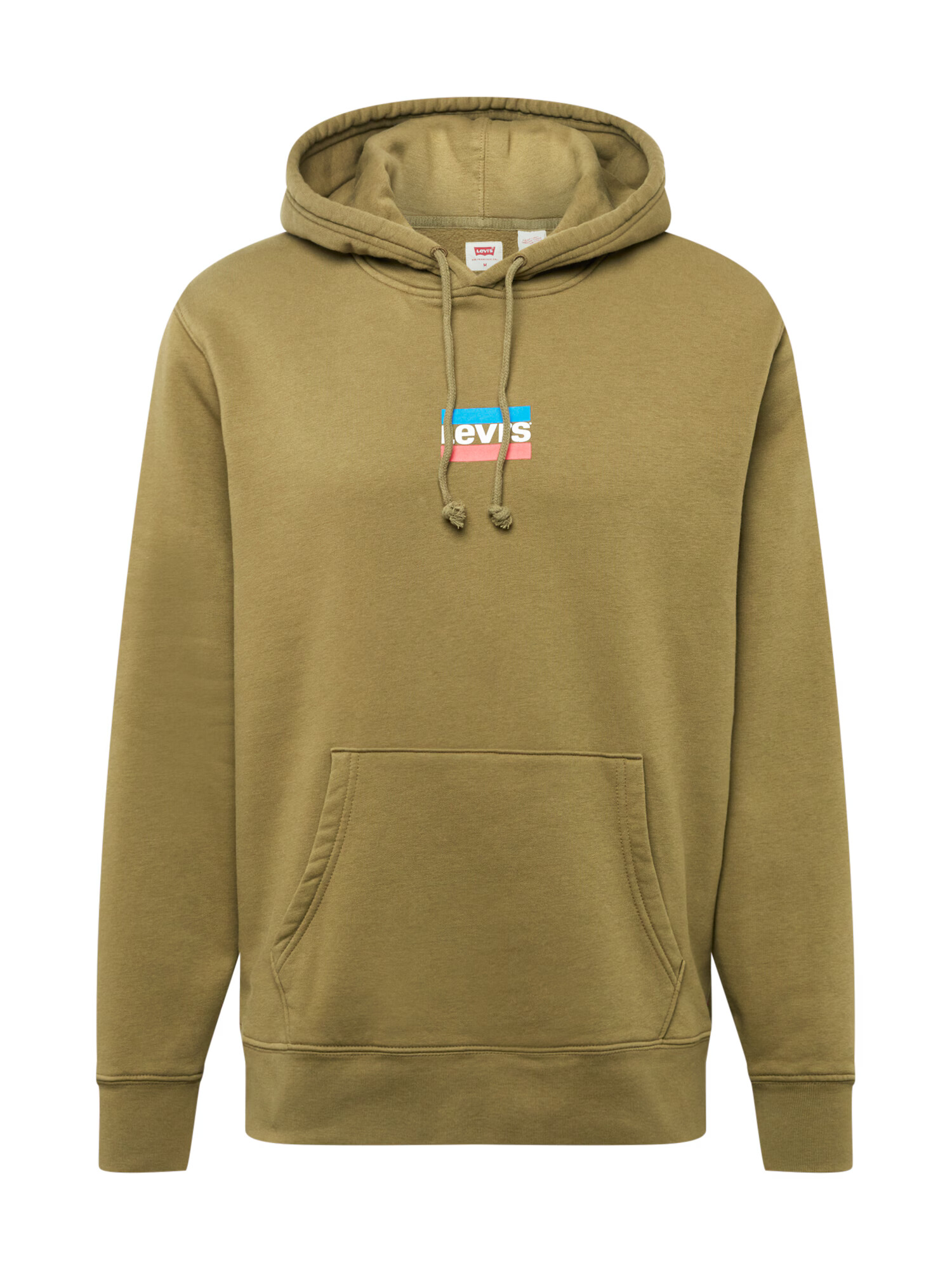 LEVI'S Bluză de molton 'STANDARD GRAPHIC HOODIE MULTI-COLOR' oliv - Pled.ro