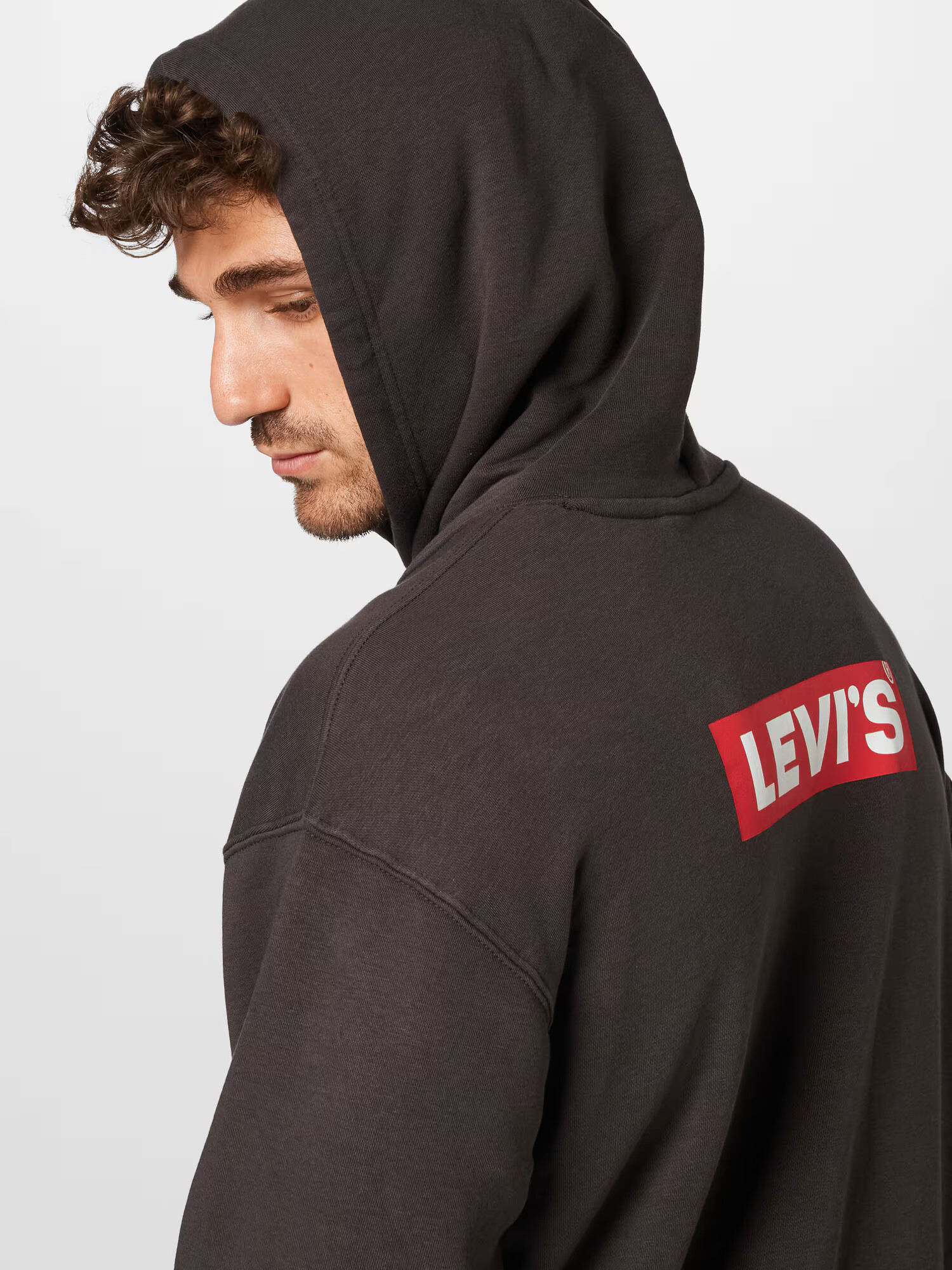 LEVI'S Bluză de molton roșu deschis / negru / alb - Pled.ro