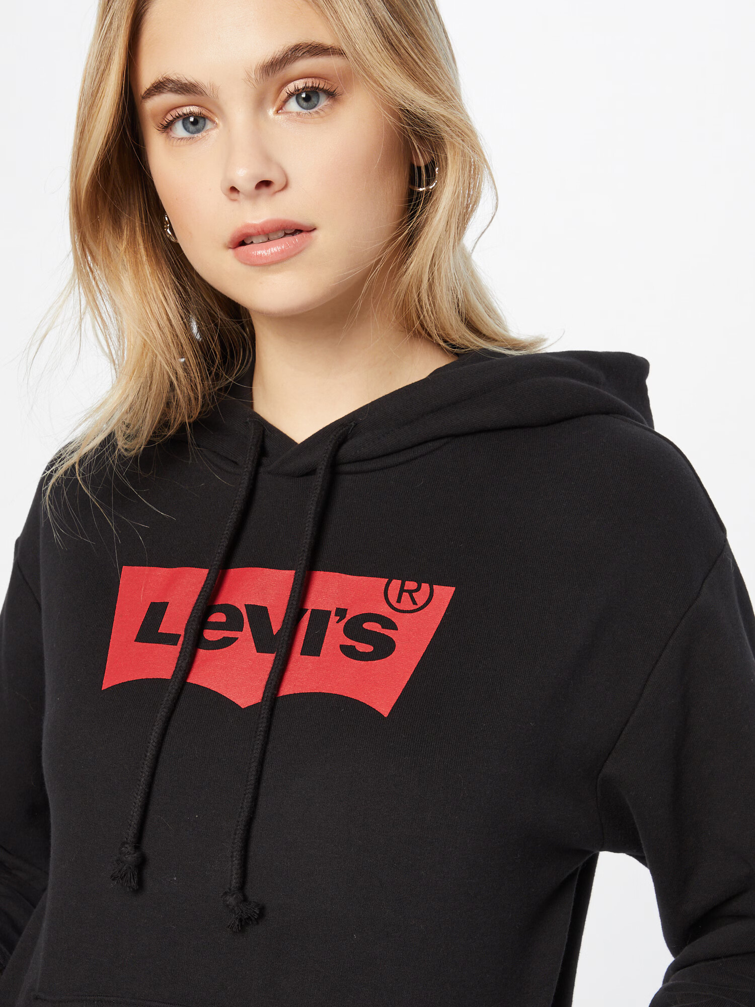 LEVI'S Bluză de molton roșu / negru - Pled.ro