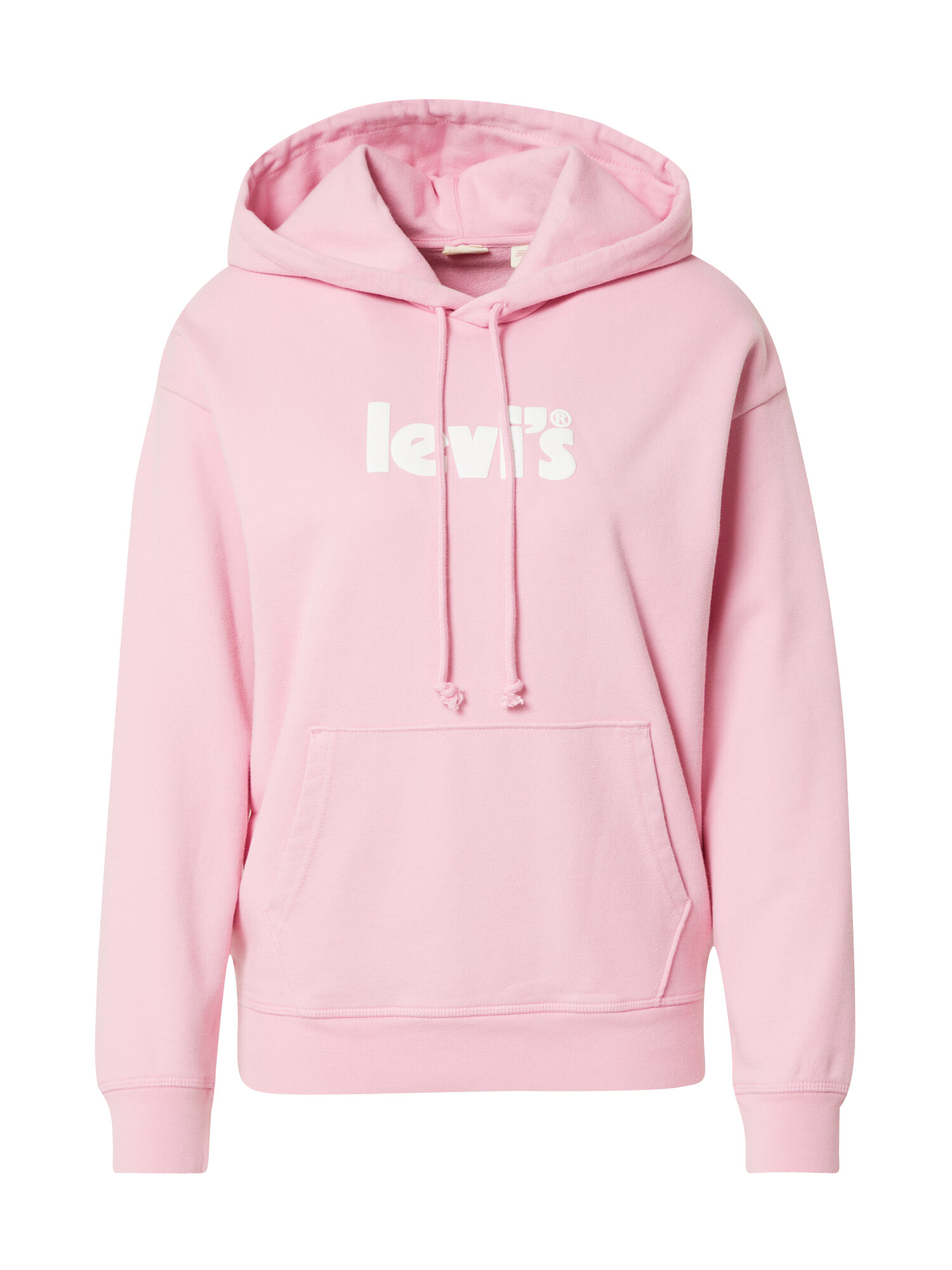 LEVI'S Bluză de molton 'GRAPHIC STANDARD HOODIE REDS' roz / alb - Pled.ro