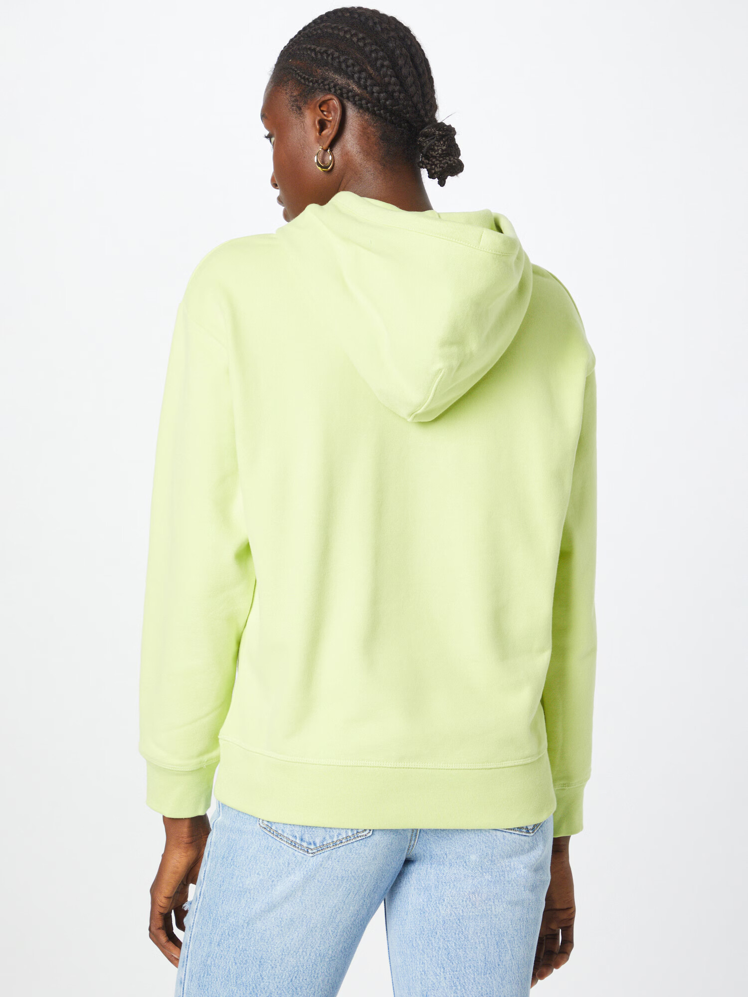 LEVI'S Bluză de molton 'STANDARD HOODIE GREENS' verde kiwi / roșu - Pled.ro