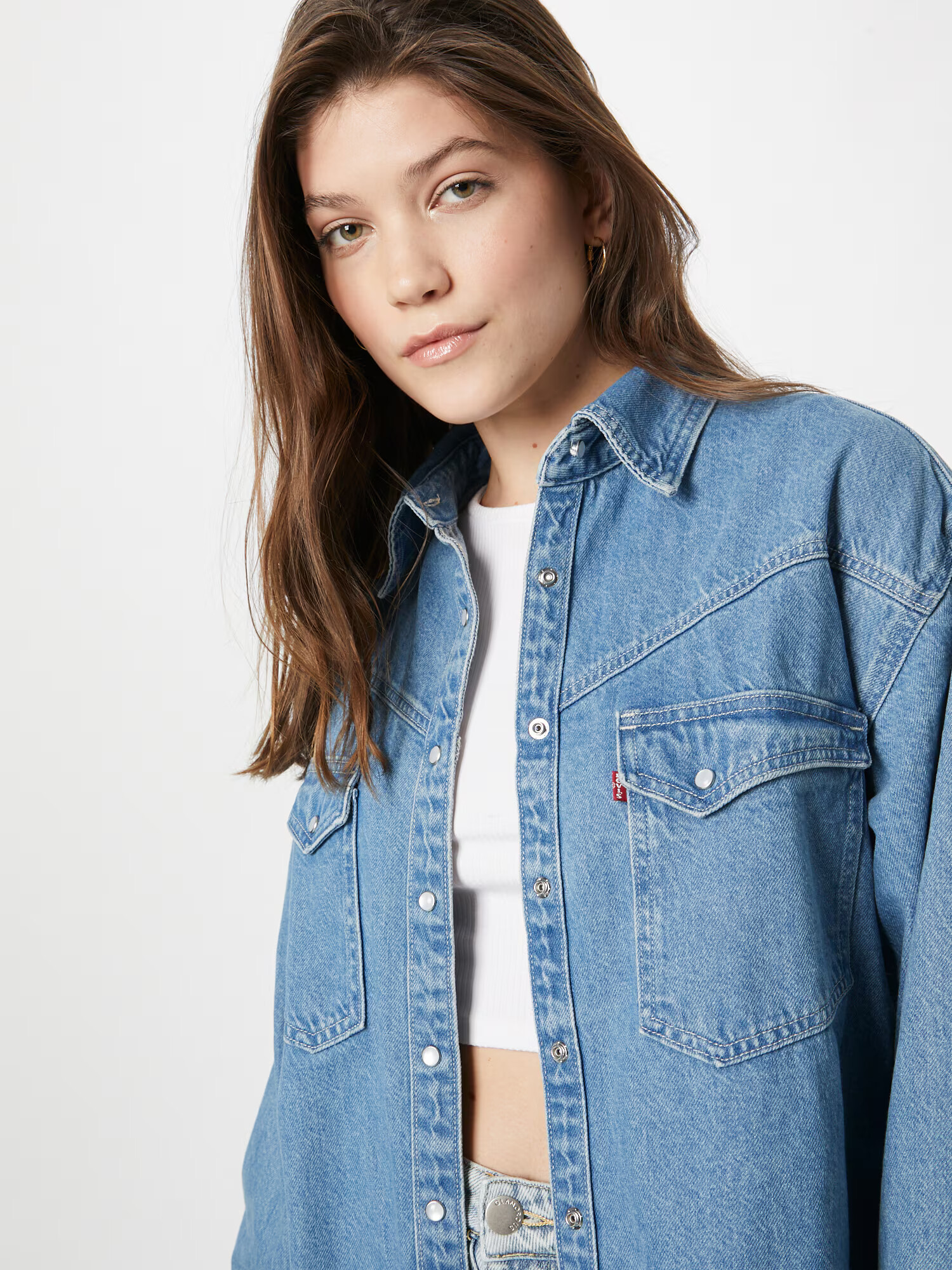 LEVI'S ® Bluză 'DORSEY' albastru / albastru deschis / roșu / alb - Pled.ro