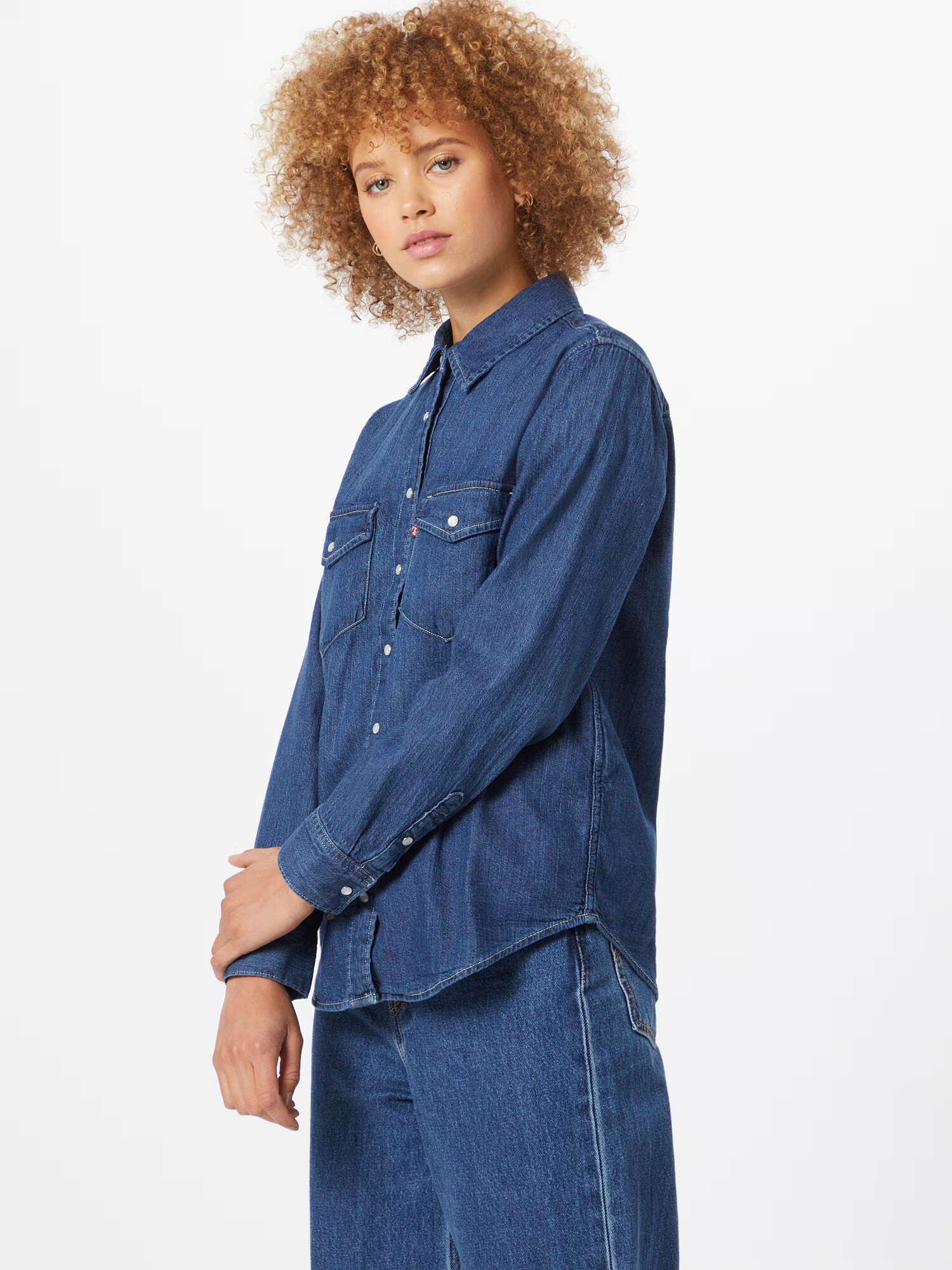 LEVI'S ® Bluză 'Essential Western' albastru denim - Pled.ro