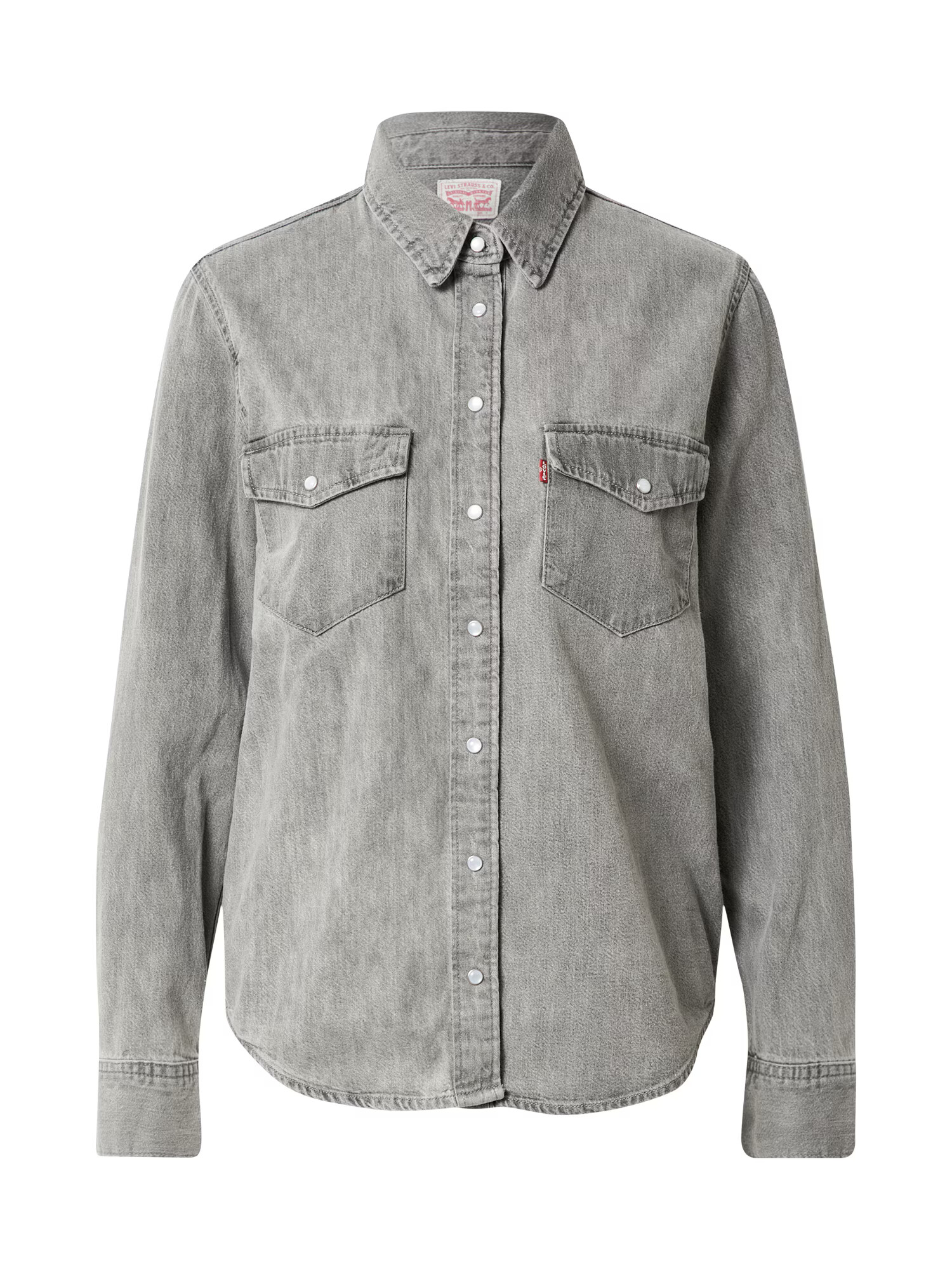 LEVI'S Bluză 'Essential Western' gri denim - Pled.ro