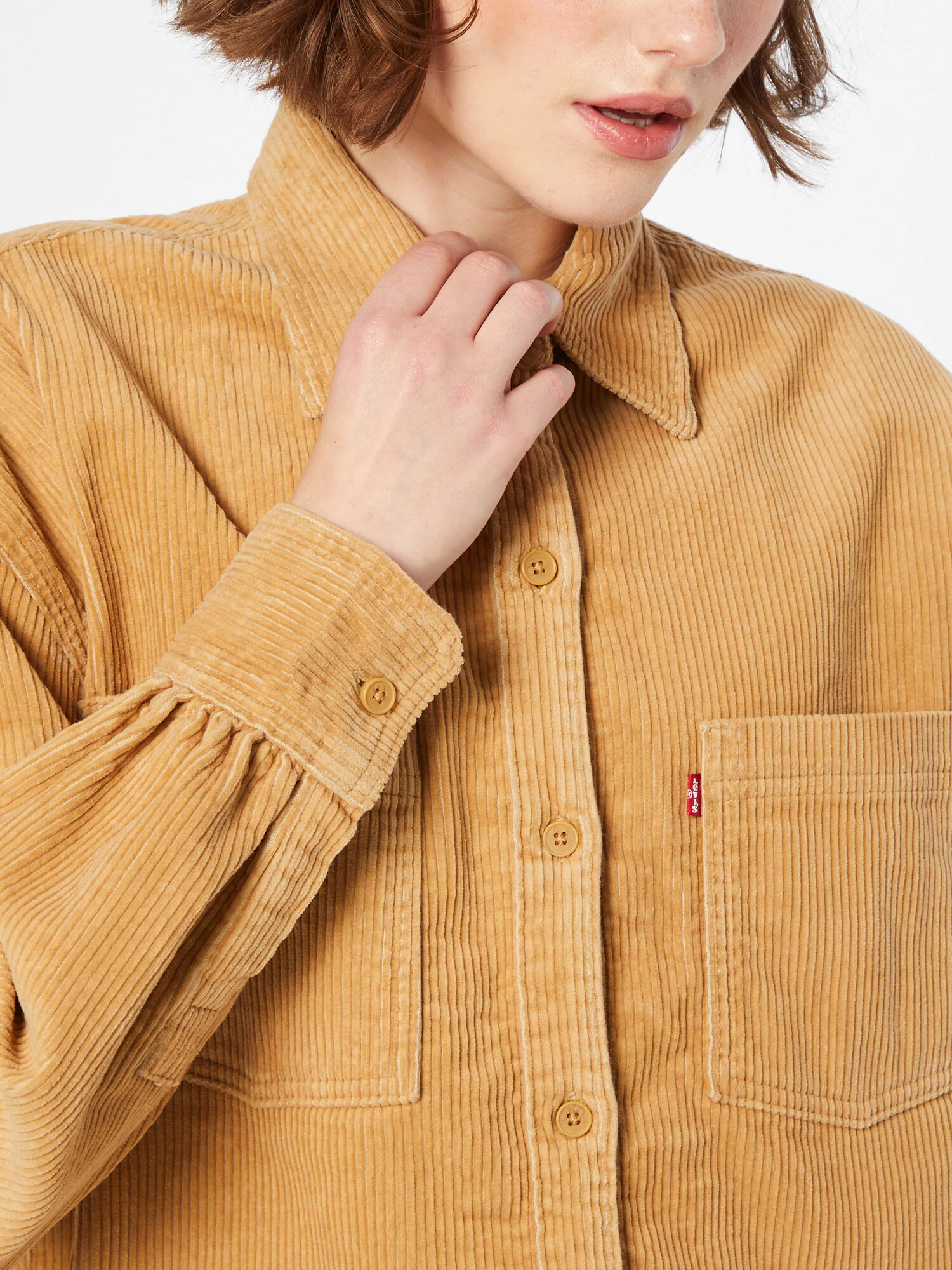 LEVI'S Bluză 'REMI UTILITY SHIRT NEUTRALS' maro deschis - Pled.ro