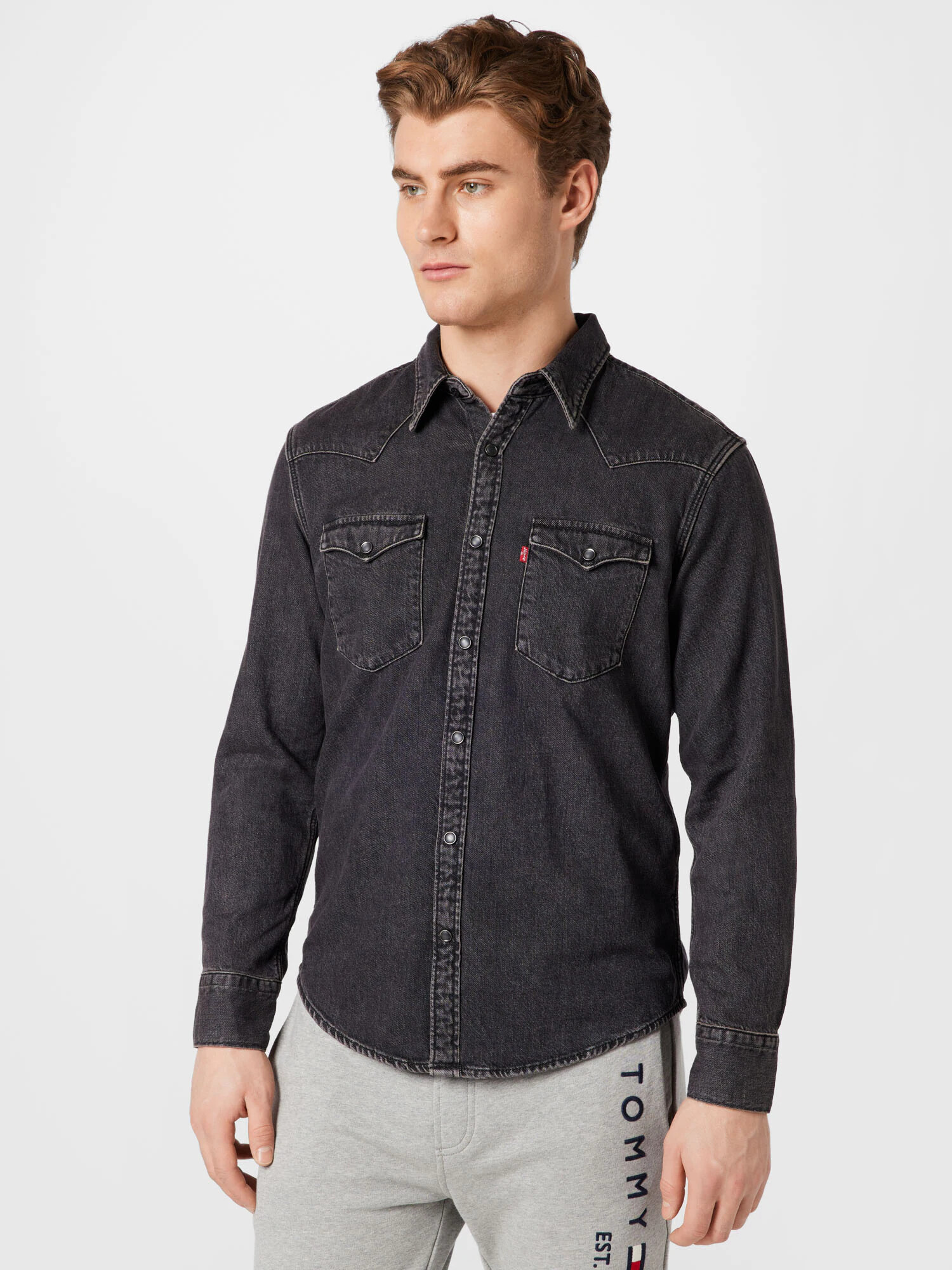 LEVI'S ® Cămașă 'Barstow' negru denim - Pled.ro