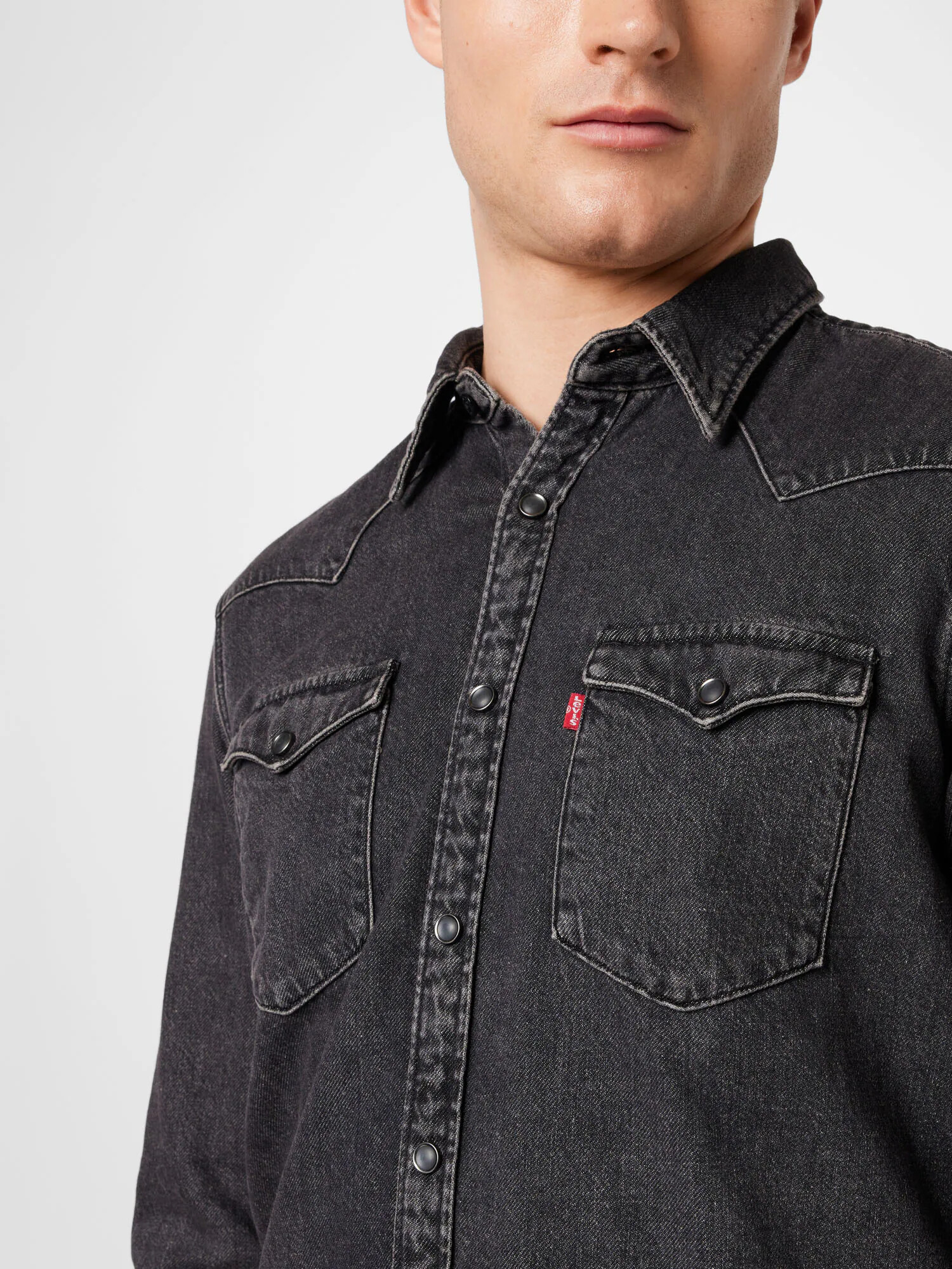 LEVI'S ® Cămașă 'Barstow' negru denim - Pled.ro