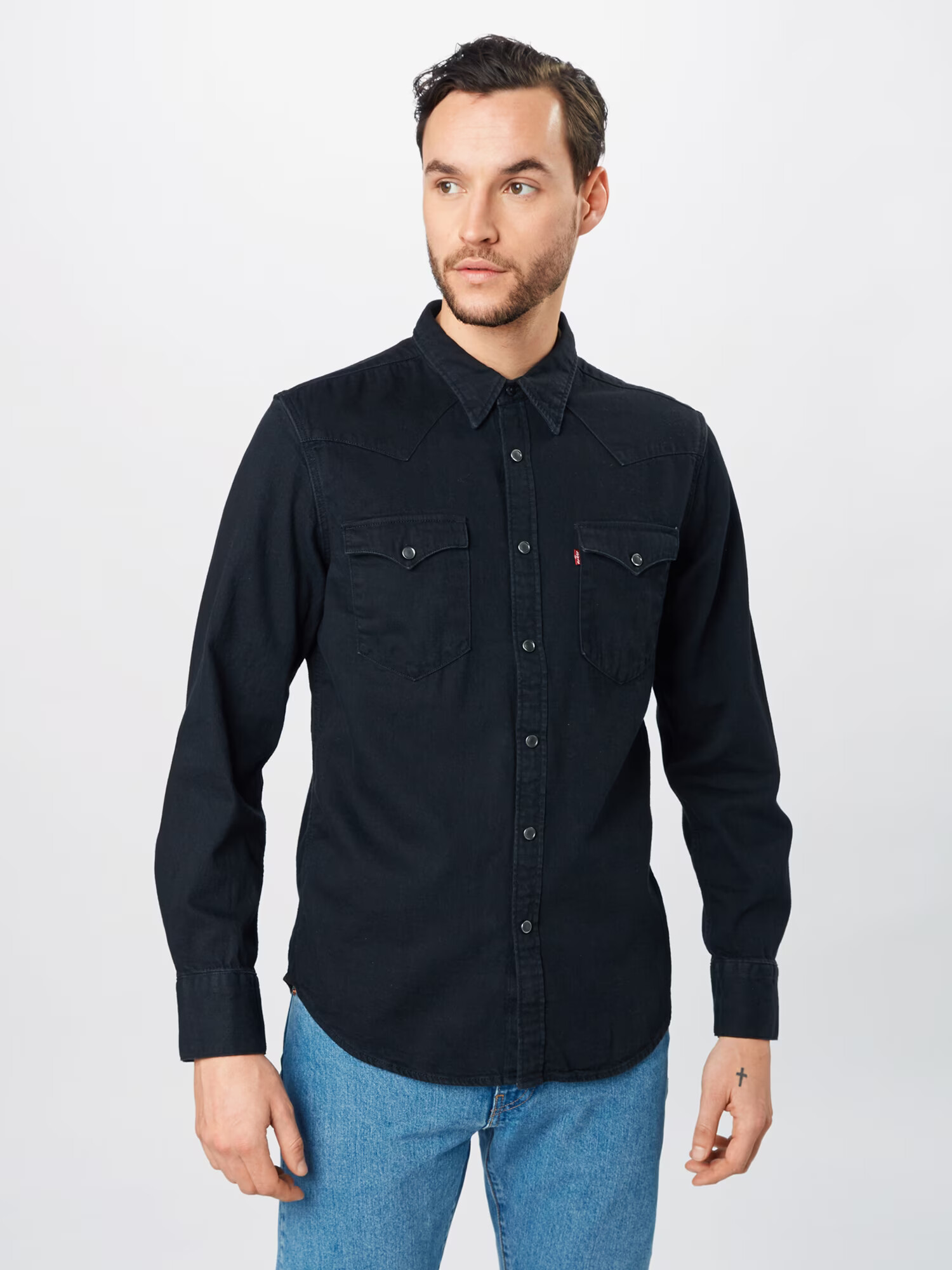 LEVI'S ® Cămașă 'BARSTOW WESTERN STANDARD BLACKS' negru - Pled.ro