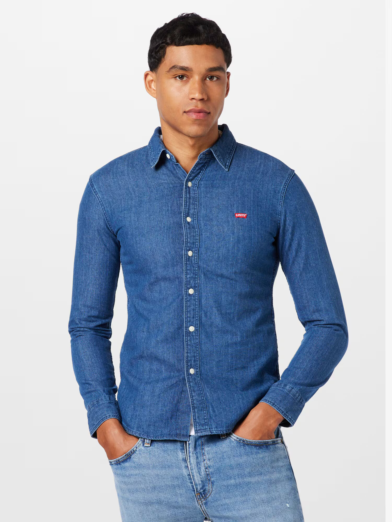 LEVI'S ® Cămașă 'Battery' albastru denim - Pled.ro