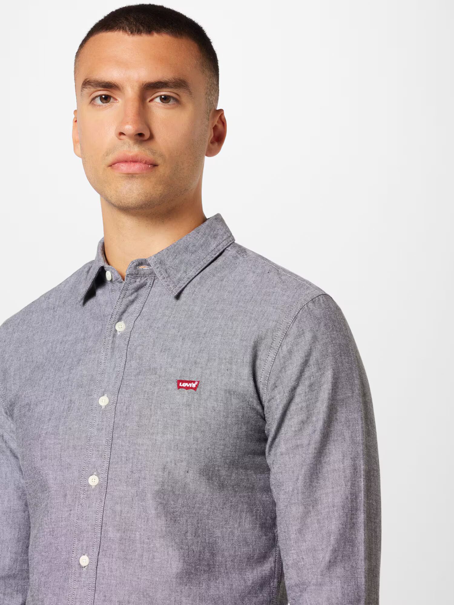 LEVI'S ® Cămașă 'BATTERY' gri amestecat - Pled.ro