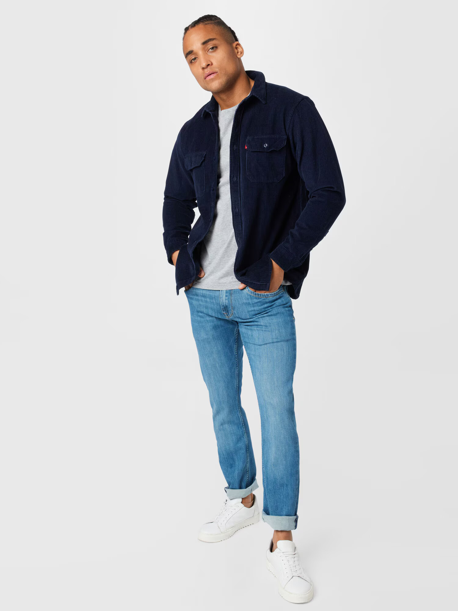 LEVI'S Cămașă 'JACKSONWORKER' bleumarin - Pled.ro