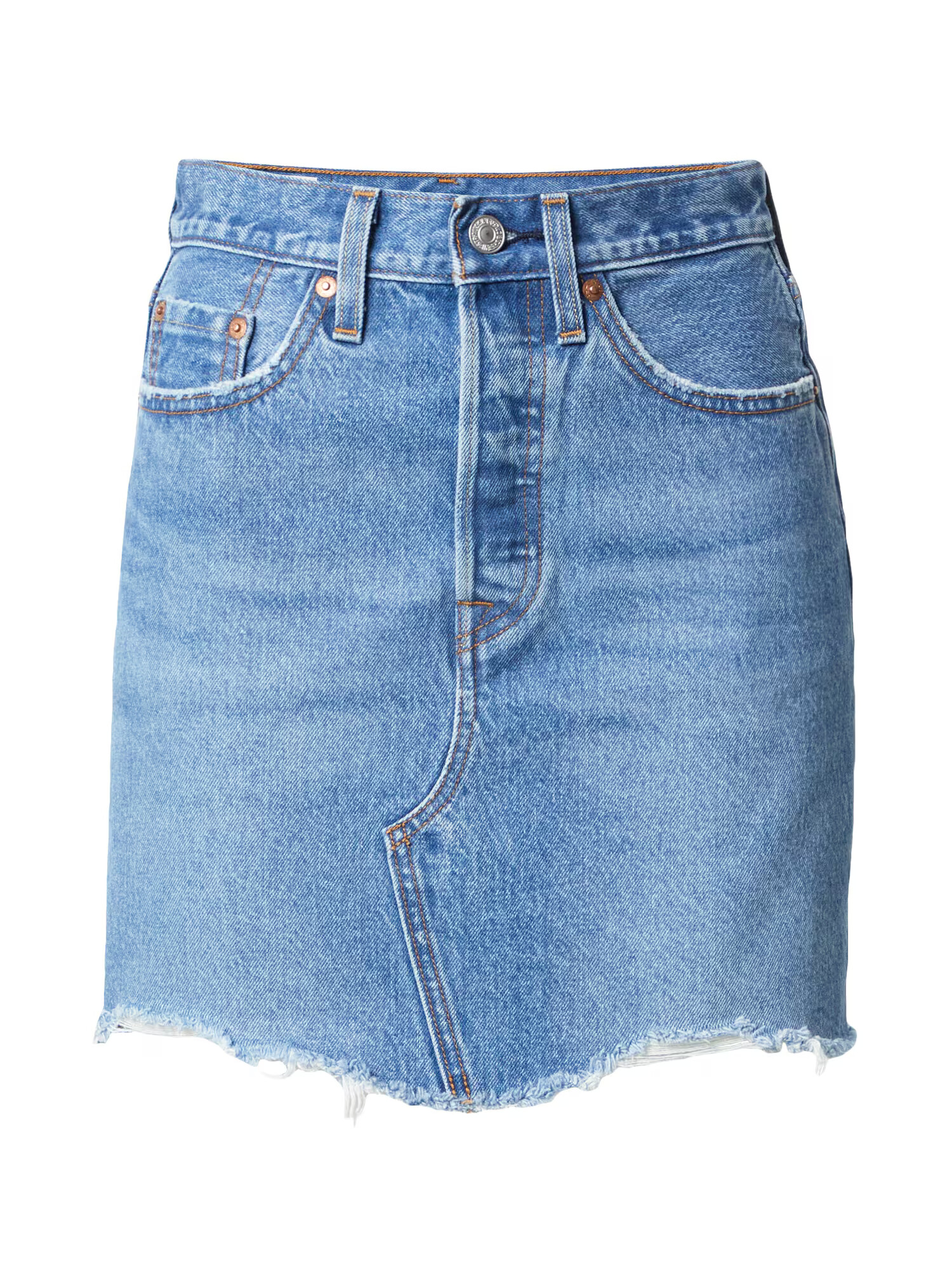 LEVI'S Fustă 'HR DECON ICONIC BF SKIRT LIGHT INDIGO - WORN IN' albastru denim - Pled.ro