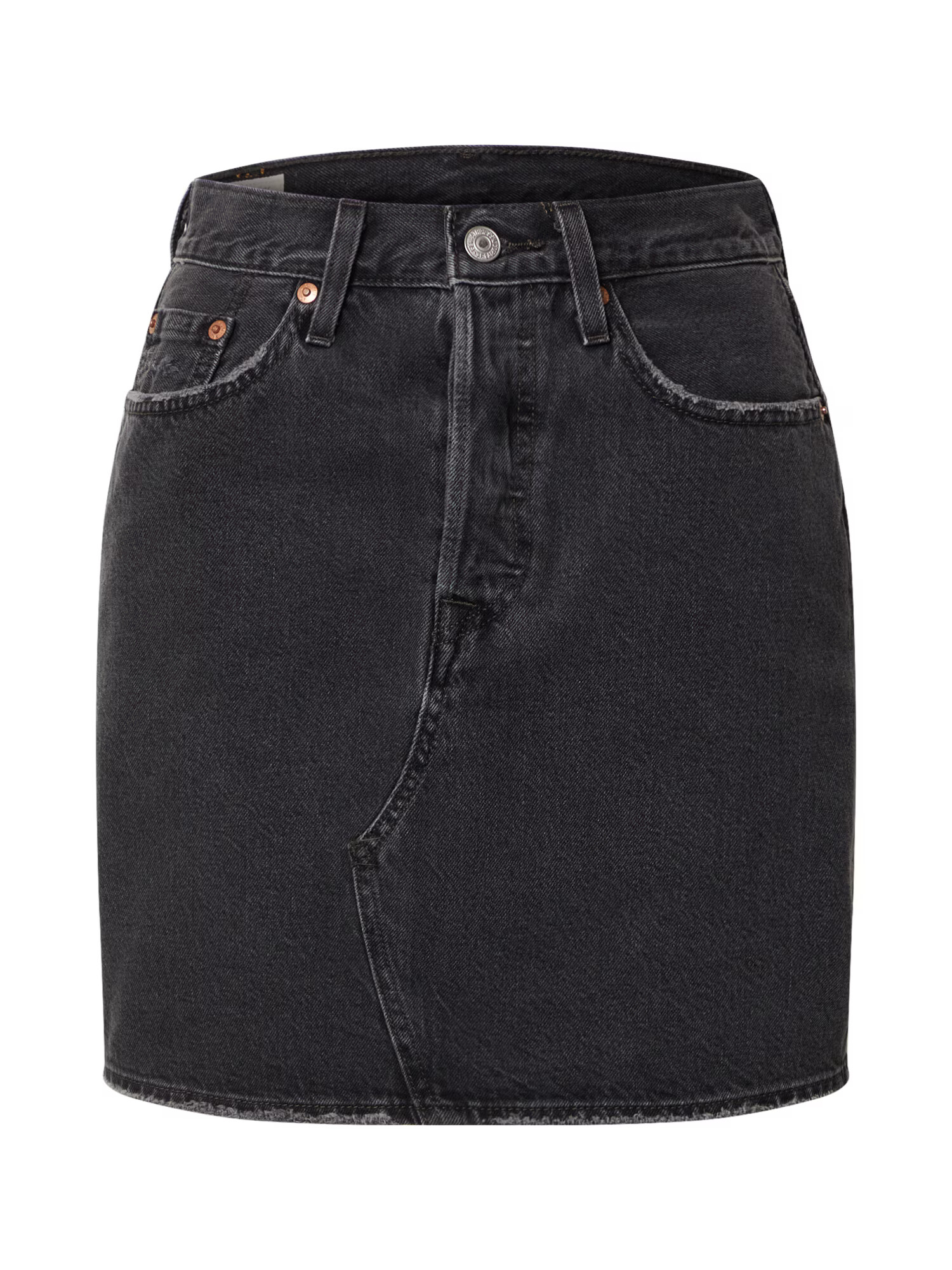 LEVI'S Fustă 'HR DECON ICONIC BF SKIRT BLACKS' negru denim - Pled.ro