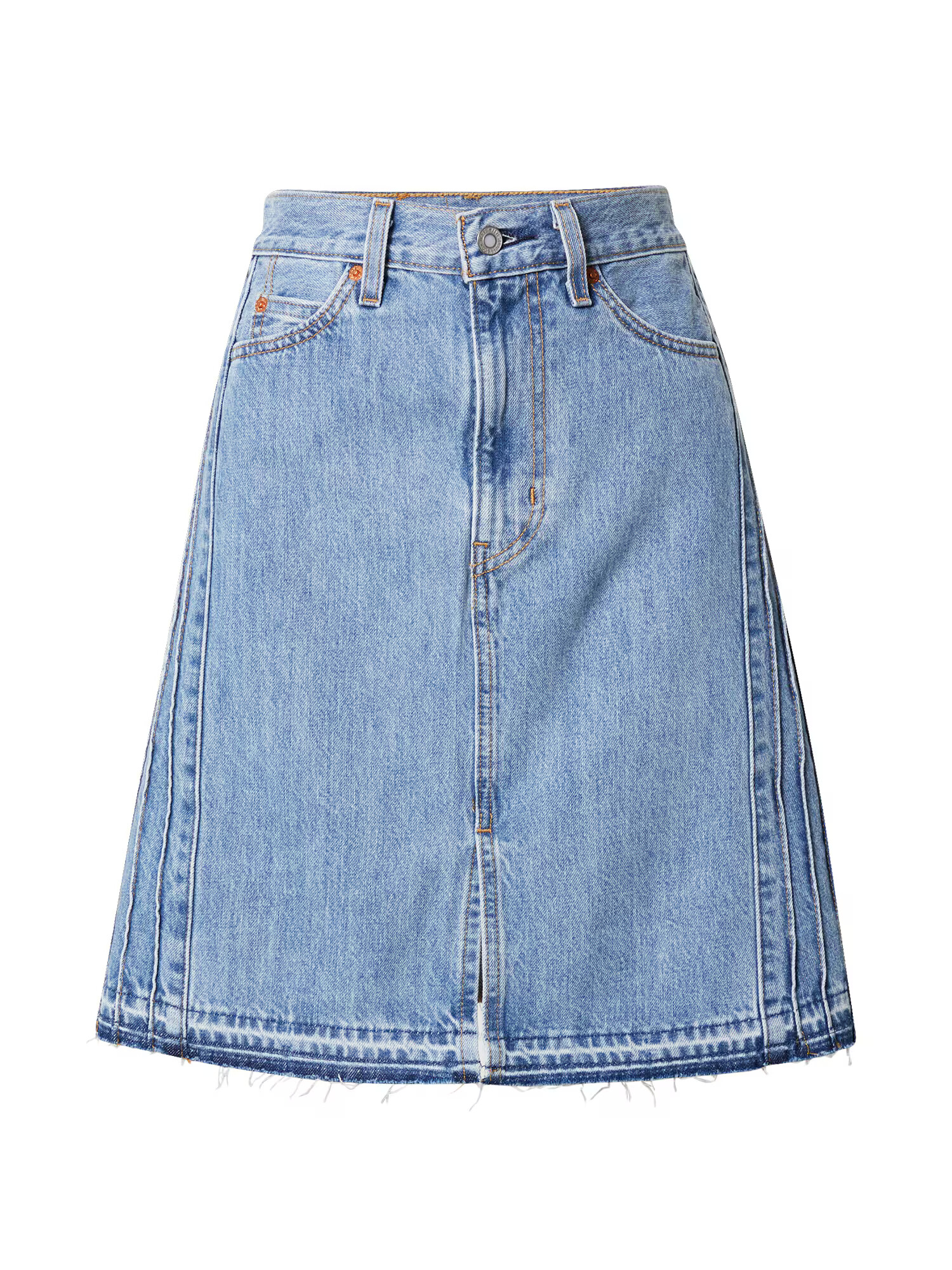 LEVI'S Fustă 'PRIDE SKIRT LIGHT INDIGO - FLAT FINISH' albastru denim - Pled.ro