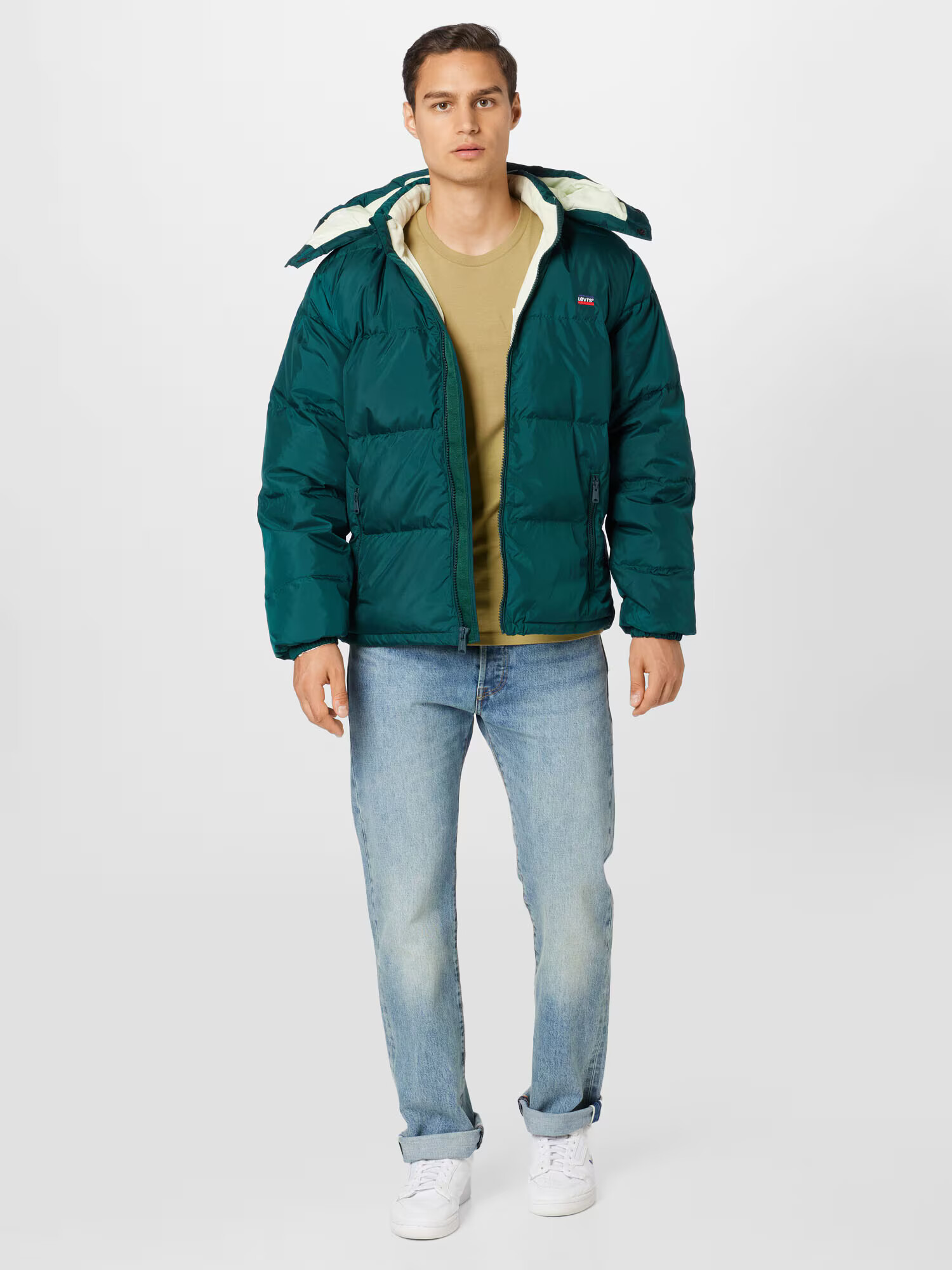 LEVI'S Geacă de iarnă 'Fillmore' verde smarald / verde deschis - Pled.ro