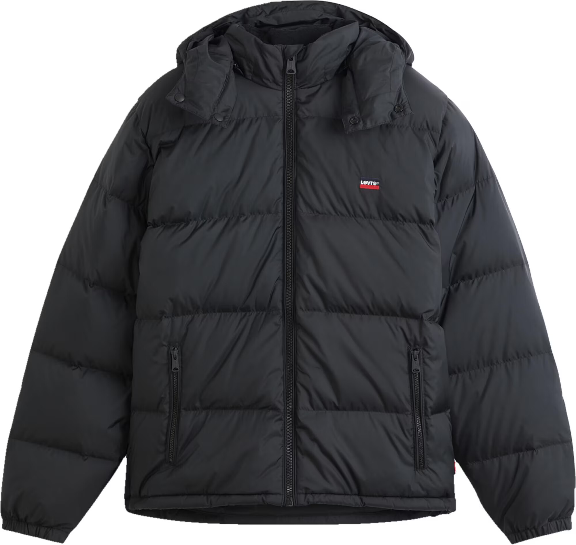 LEVI'S Geacă de iarnă 'HOODED FILLMORE SHRT JKT BLACKS' negru - Pled.ro