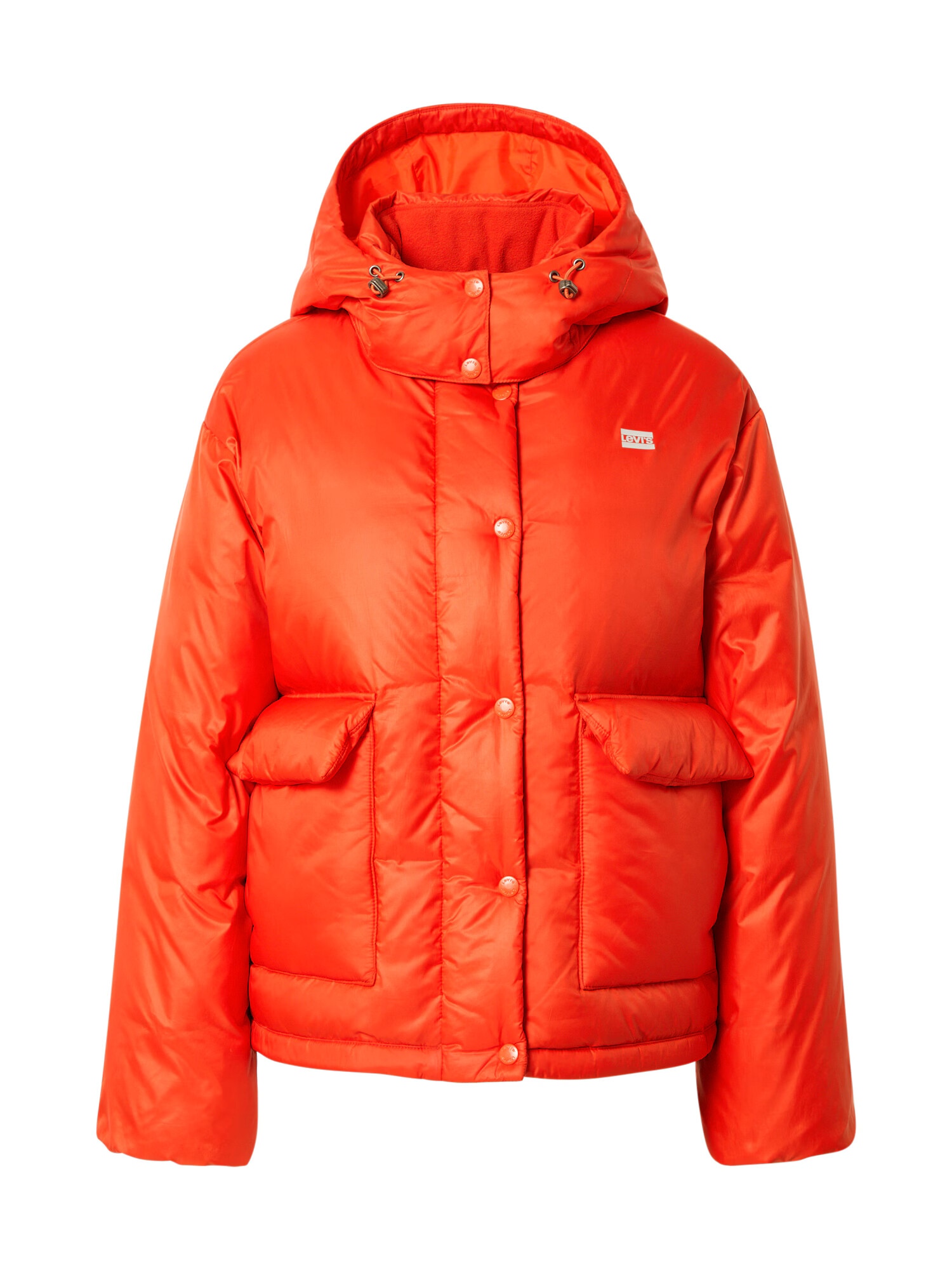 LEVI'S ® Geacă de iarnă 'CORE PUFFER SHORTY YELLOWS/ORANGES' portocaliu neon / alb - Pled.ro