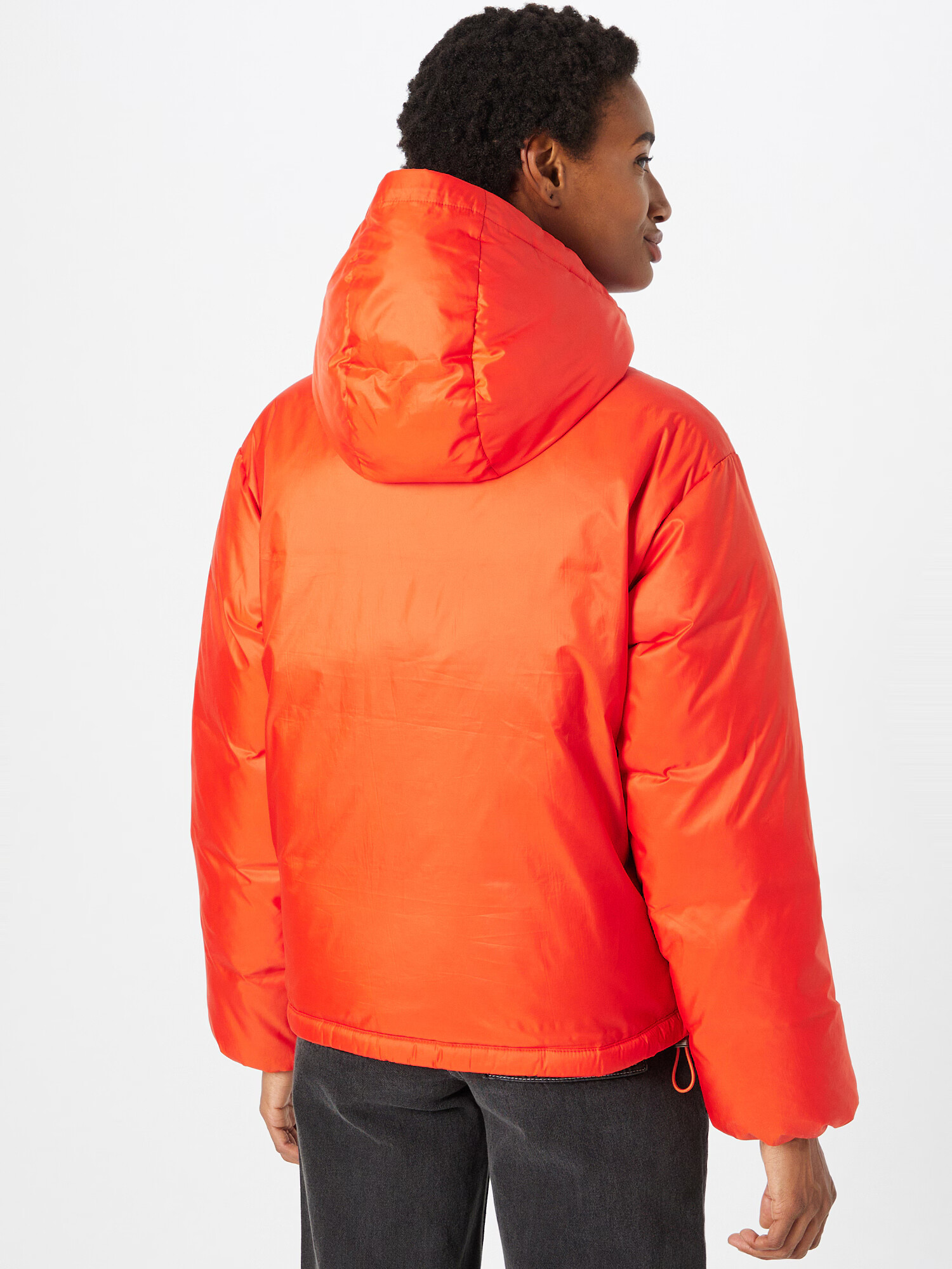 LEVI'S ® Geacă de iarnă 'CORE PUFFER SHORTY YELLOWS/ORANGES' portocaliu neon / alb - Pled.ro