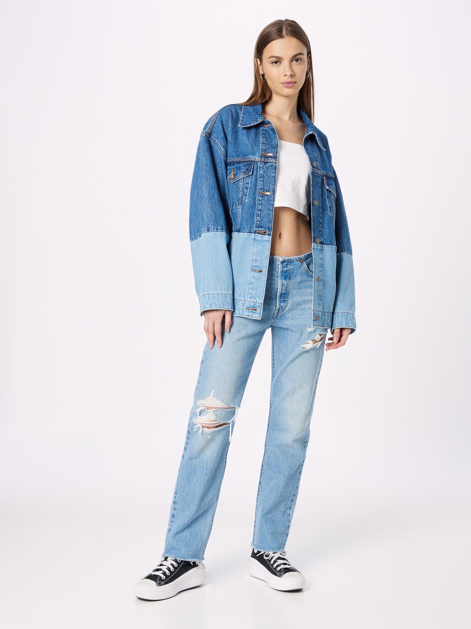 LEVI'S Geacă de primăvară-toamnă albastru / albastru denim - Pled.ro