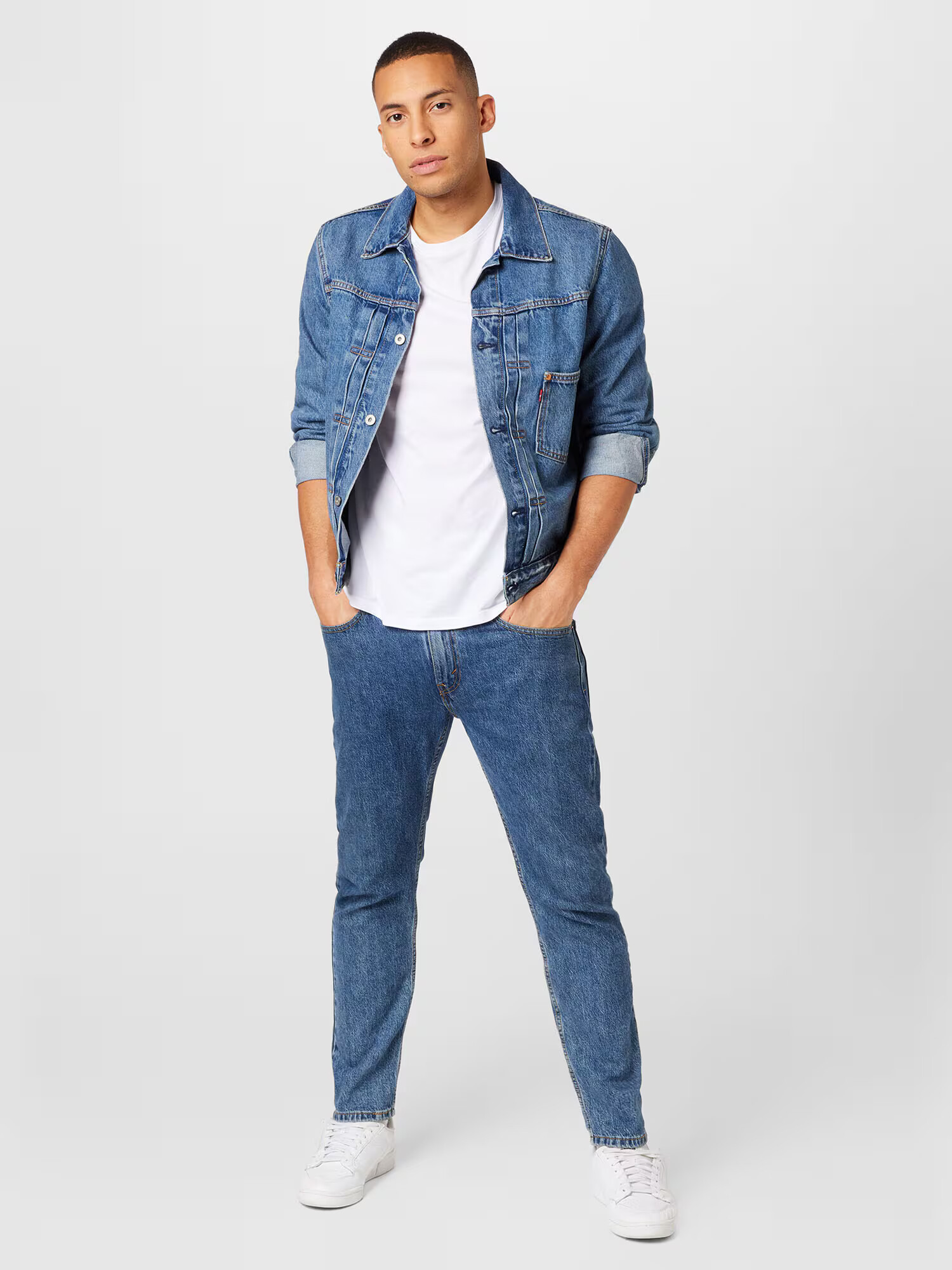 LEVI'S Geacă de primăvară-toamnă albastru denim - Pled.ro