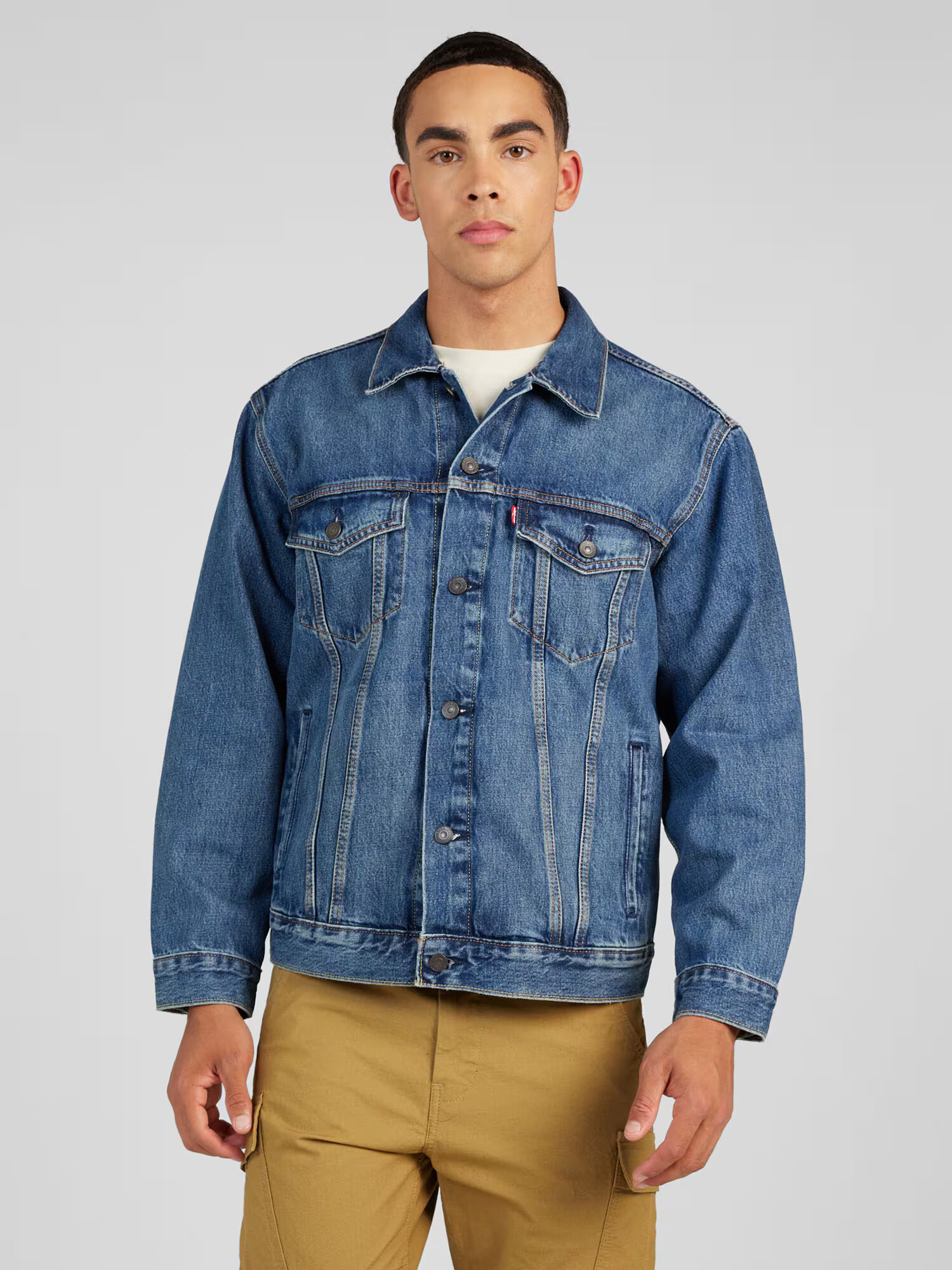 LEVI'S ® Geacă de primăvară-toamnă albastru denim - Pled.ro