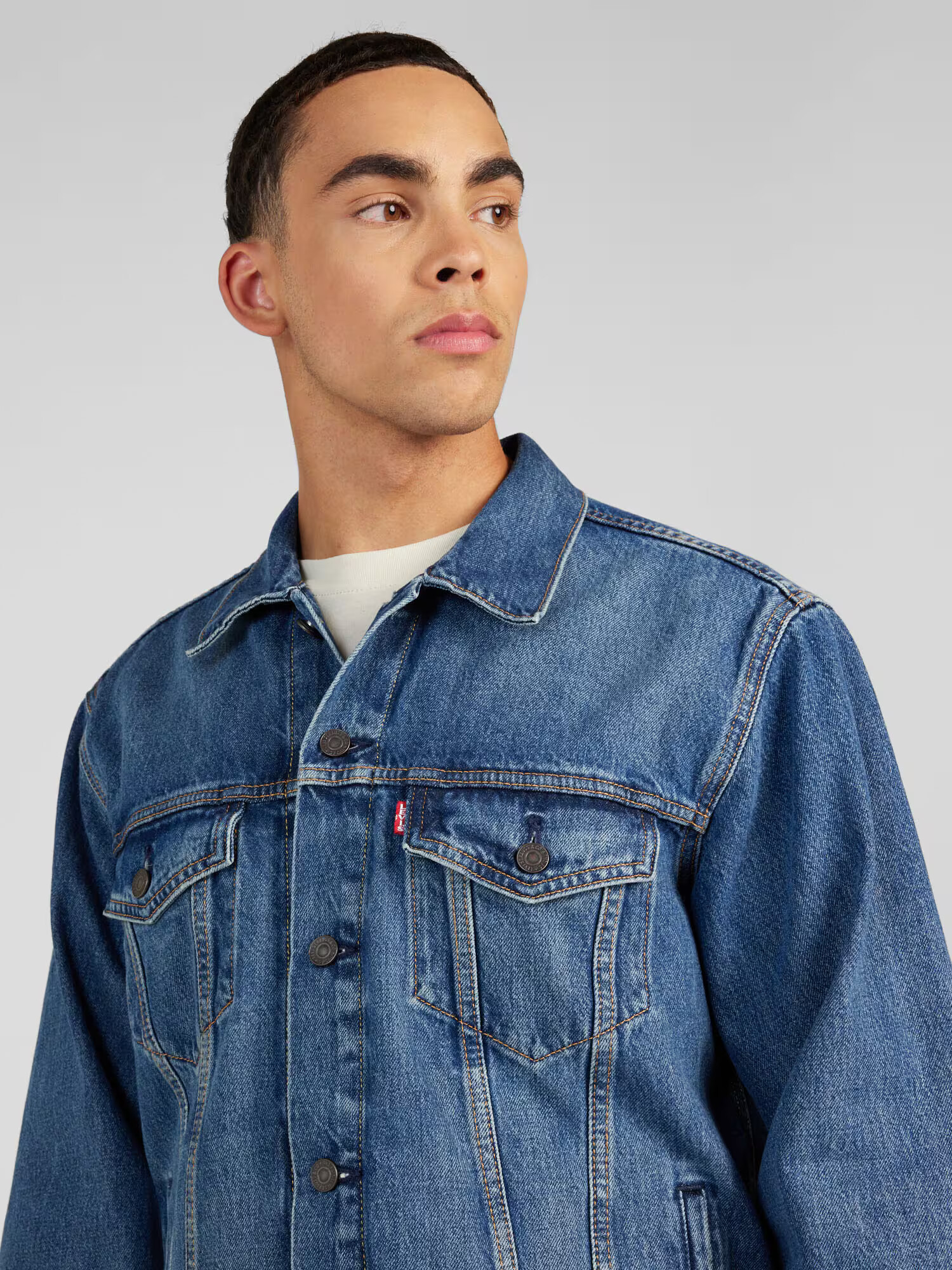 LEVI'S ® Geacă de primăvară-toamnă albastru denim - Pled.ro