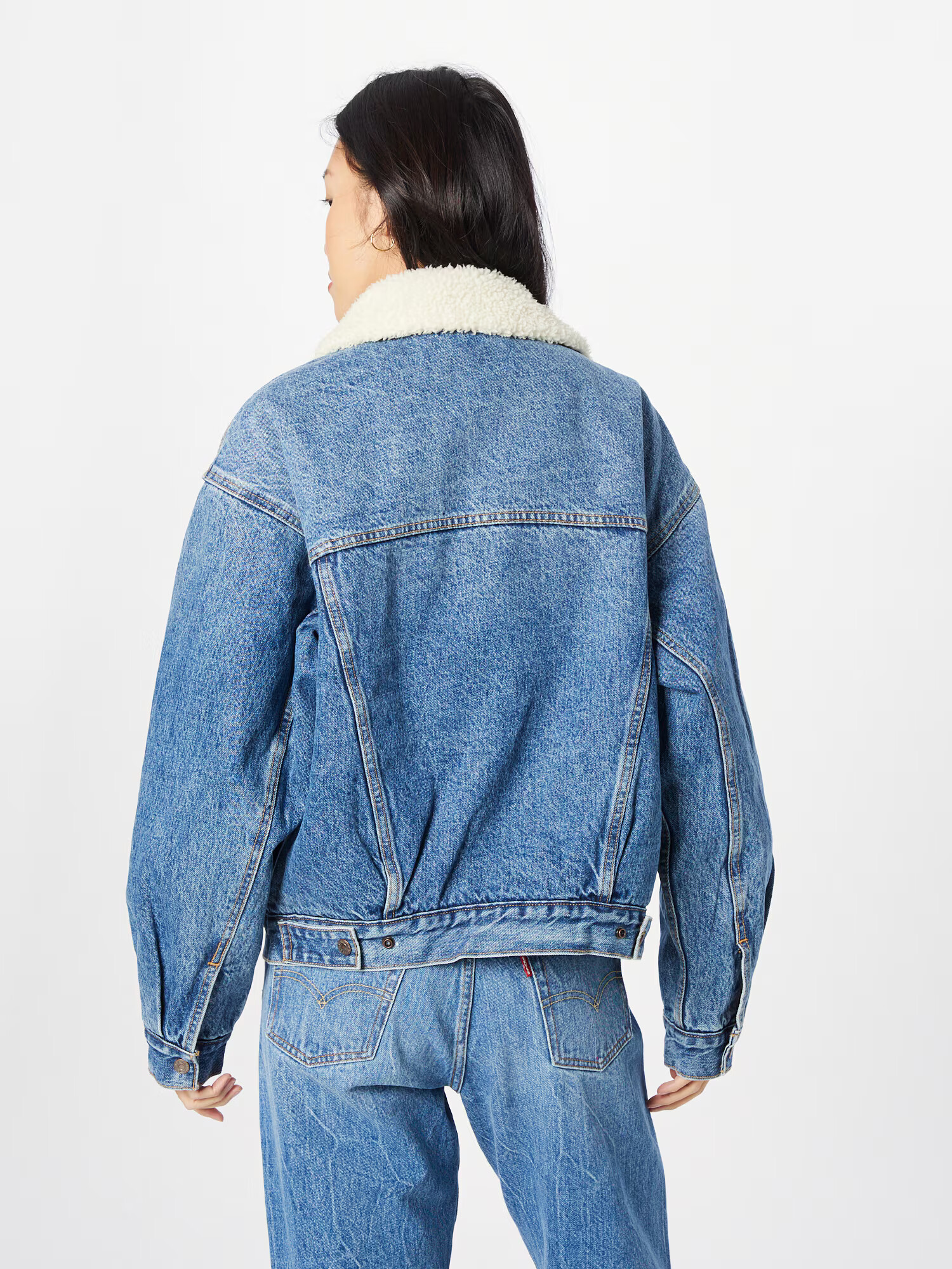 LEVI'S ® Geacă de primăvară-toamnă 'SUNRISE' albastru denim / alb - Pled.ro