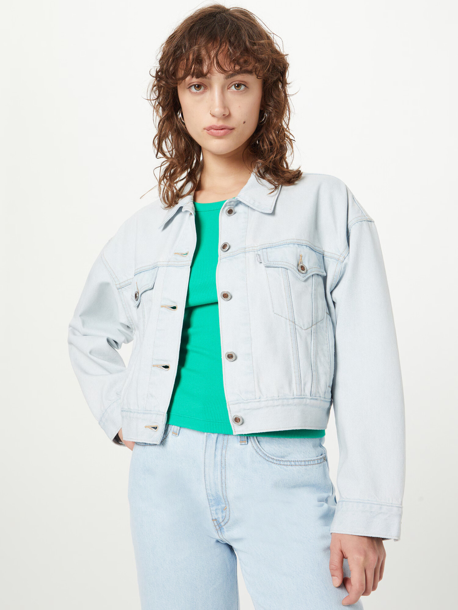 LEVI'S ® Geacă de primăvară-toamnă albastru deschis - Pled.ro