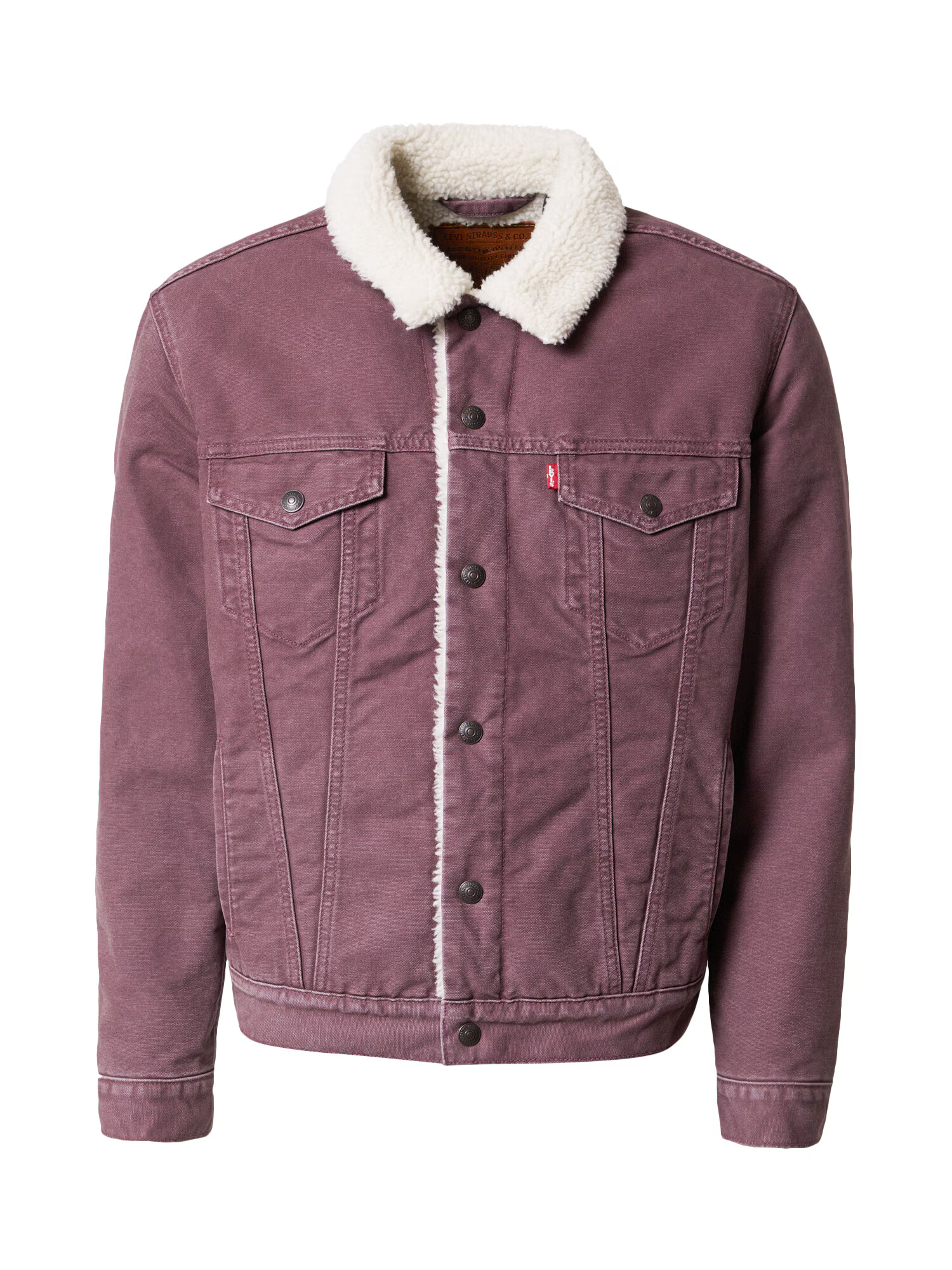 LEVI'S Geacă de primăvară-toamnă 'TYPE 3 SHERPA TRUCKER REDS' mauve - Pled.ro