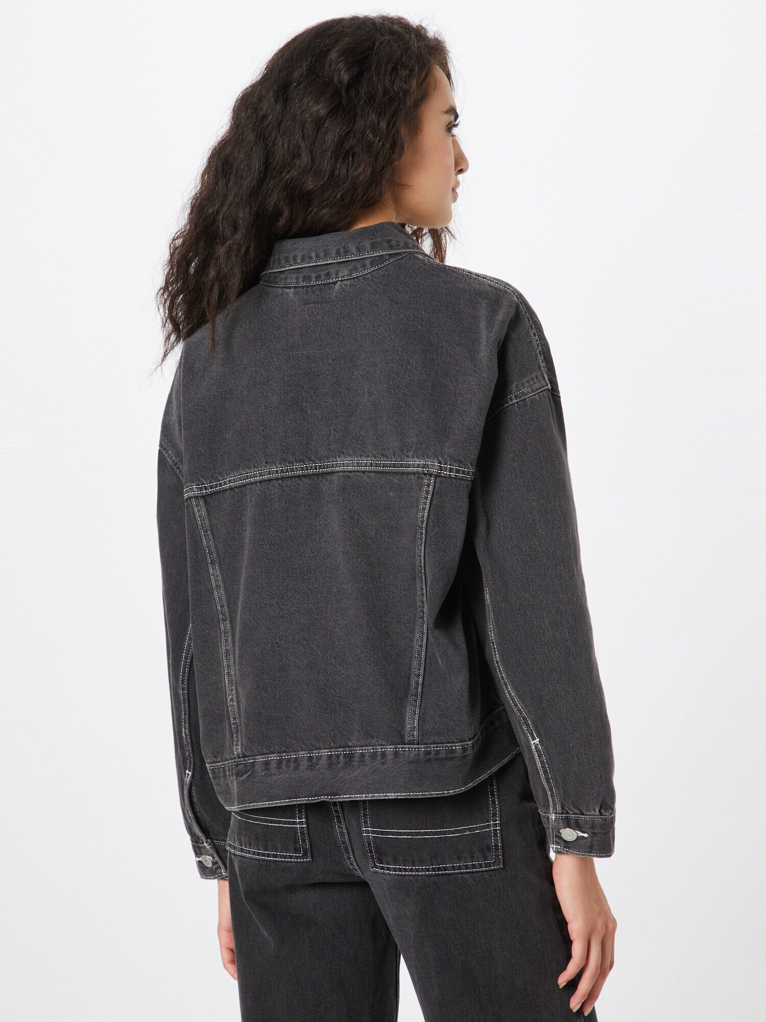 LEVI'S Geacă de primăvară-toamnă negru denim - Pled.ro