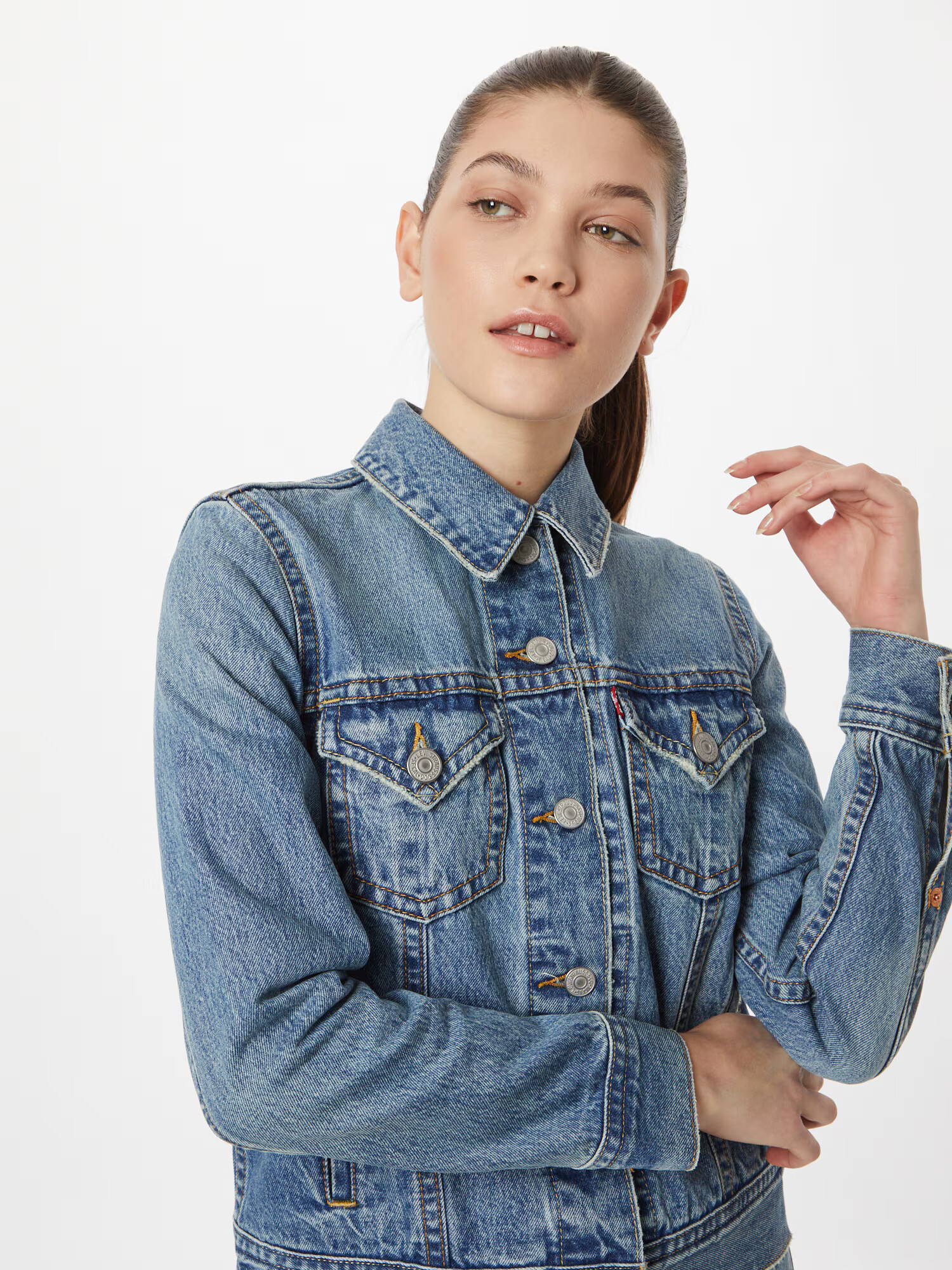 LEVI'S ® Geacă de primăvară-toamnă 'NOUGHTIES' albastru denim - Pled.ro