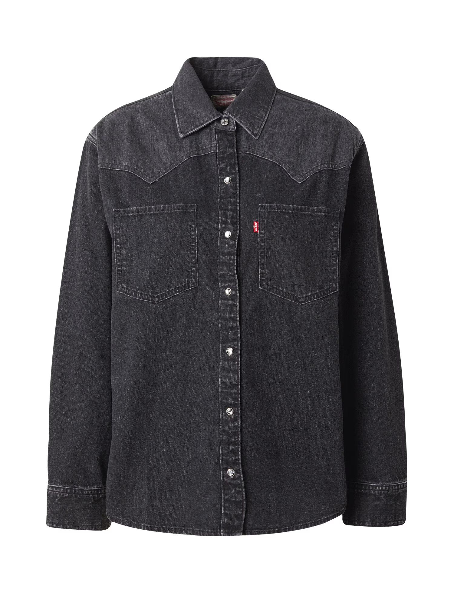 LEVI'S ® Bluză 'TEODORA' roșu intens / negru denim / alb - Pled.ro