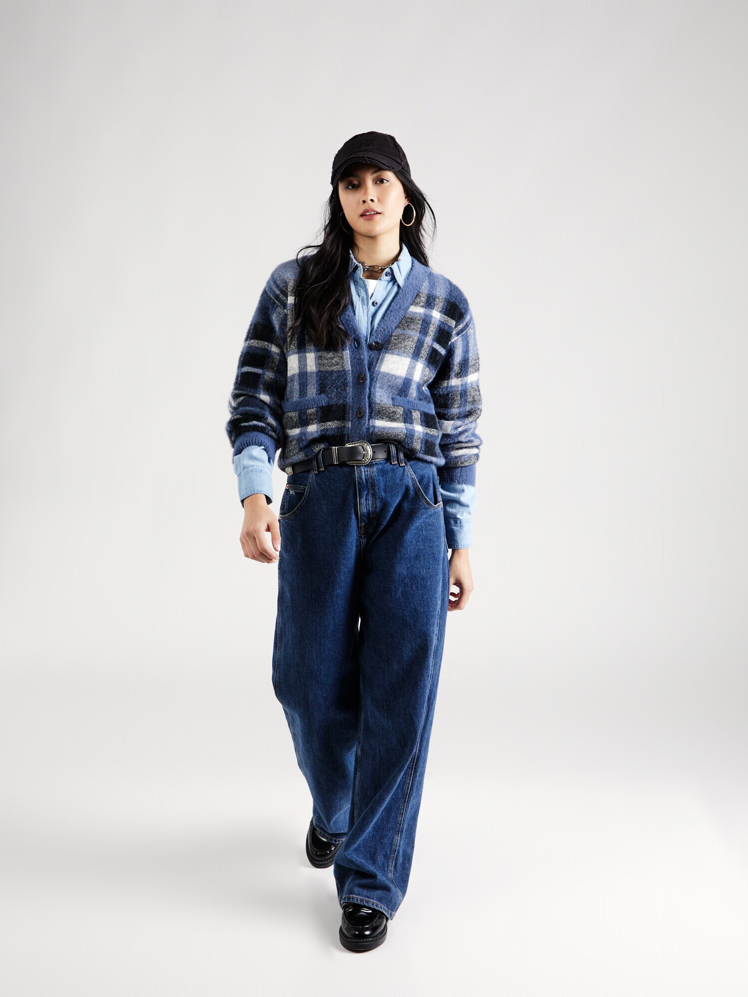 LEVI'S ® Geacă tricotată 'BETTY' bleumarin / albastru porumbel / albastru deschis / alb murdar - Pled.ro