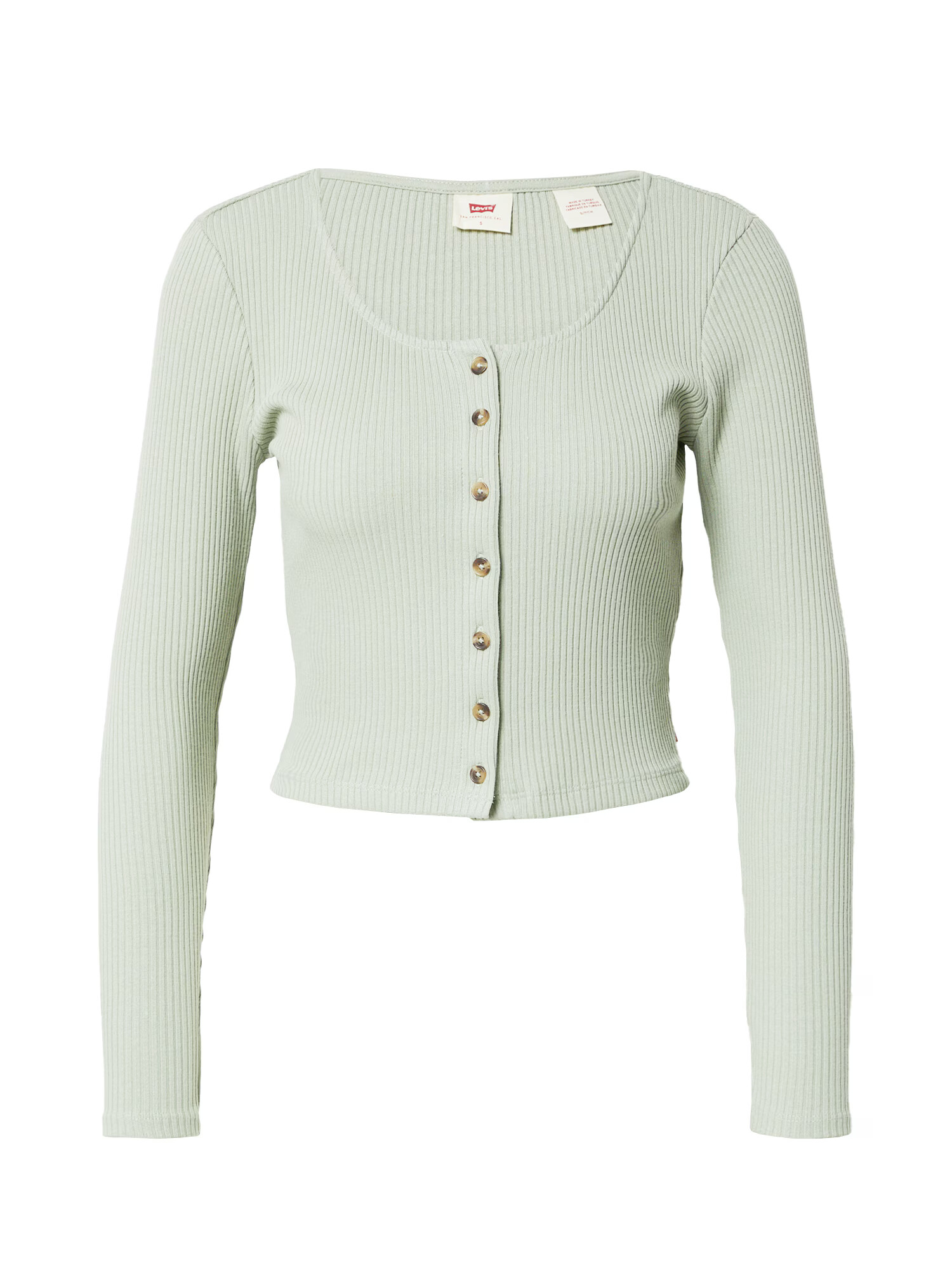 LEVI'S Geacă tricotată 'LS RACH TOP NEUTRALS' verde măr - Pled.ro