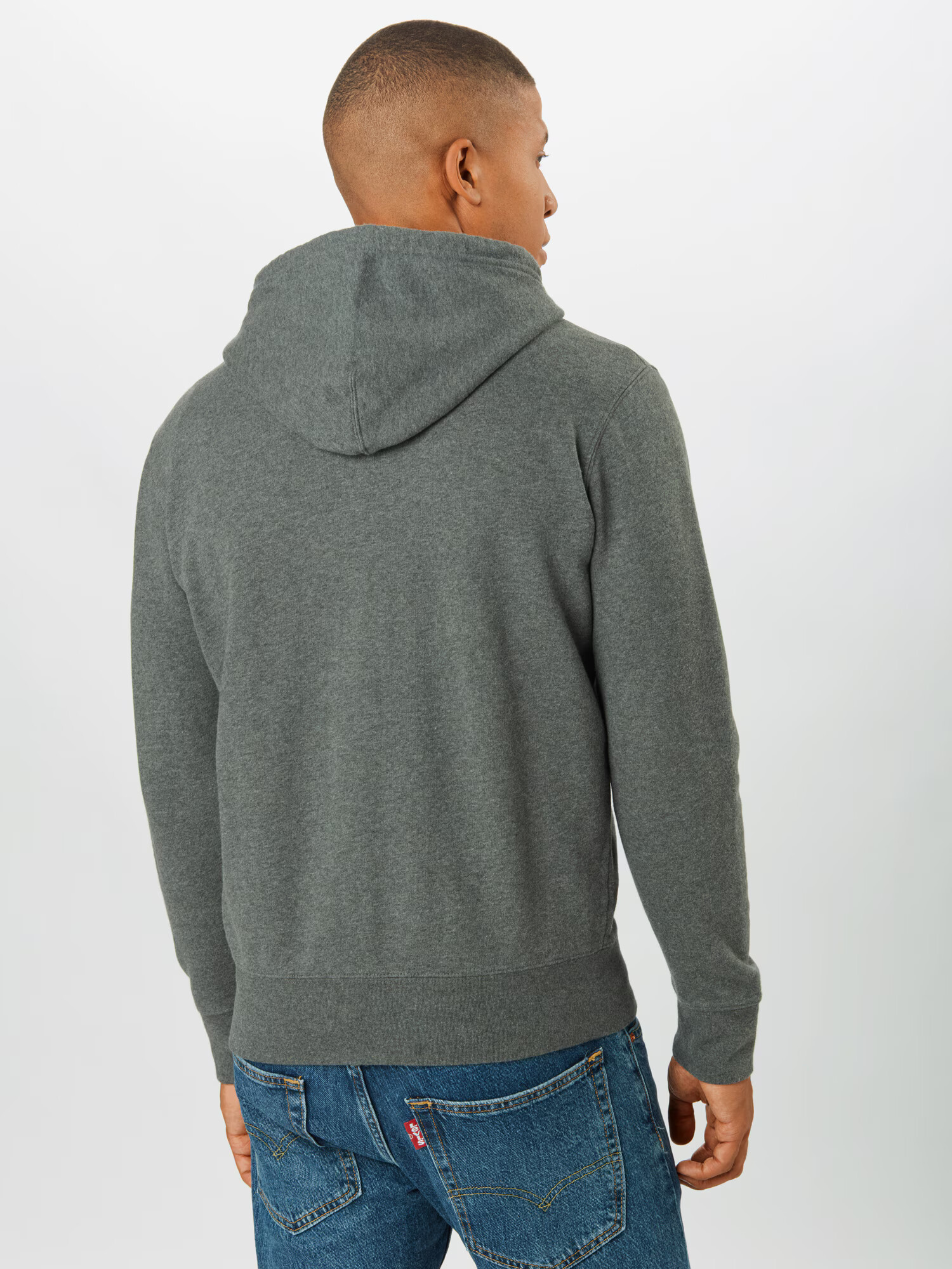 LEVI'S ® Hanorac 'NEW ORIGINAL ZIP UP GREYS' gri fumuriu - Pled.ro