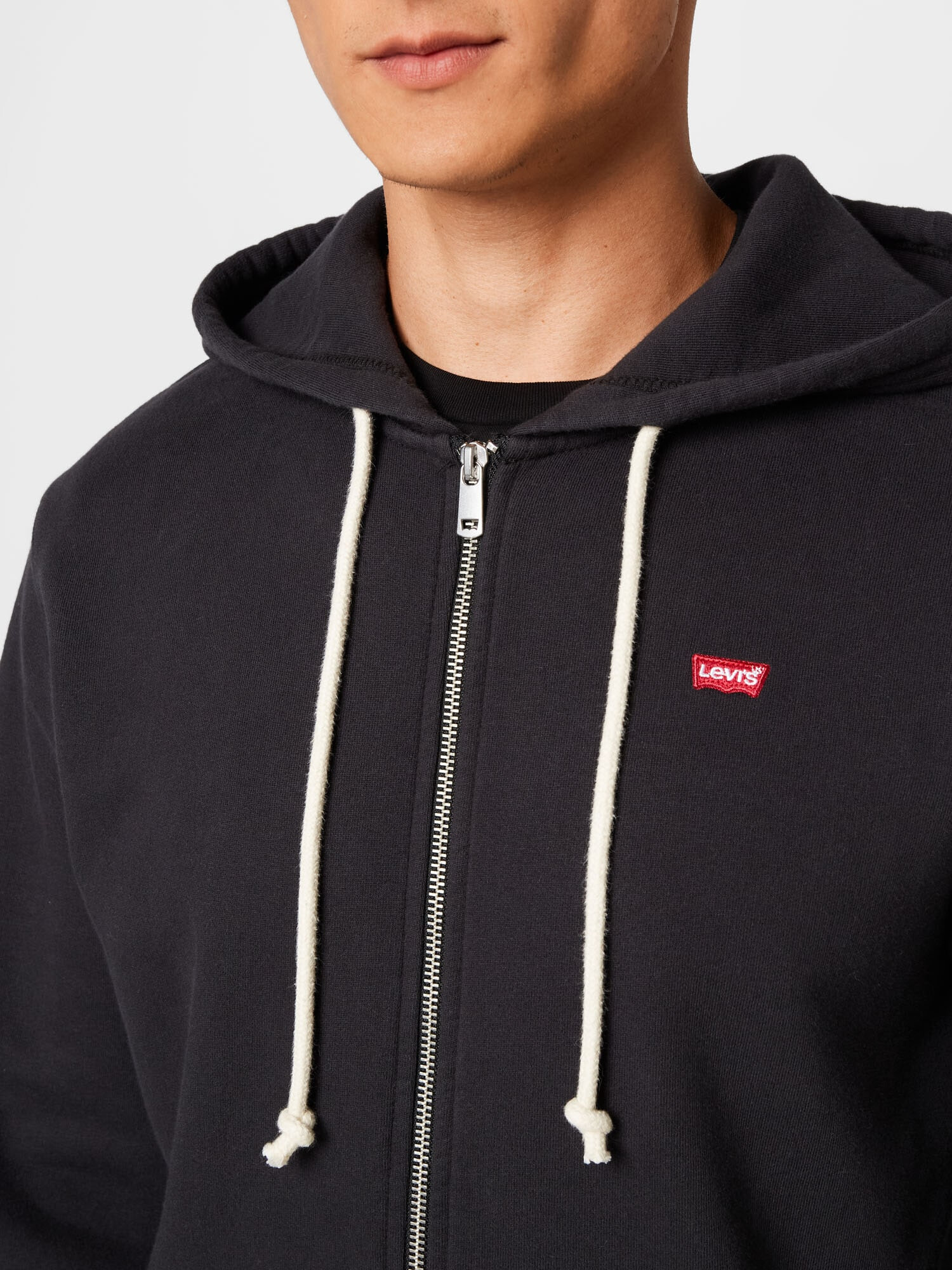 LEVI'S ® Hanorac 'NEW ORIGINAL ZIP UP BLACKS' negru - Pled.ro