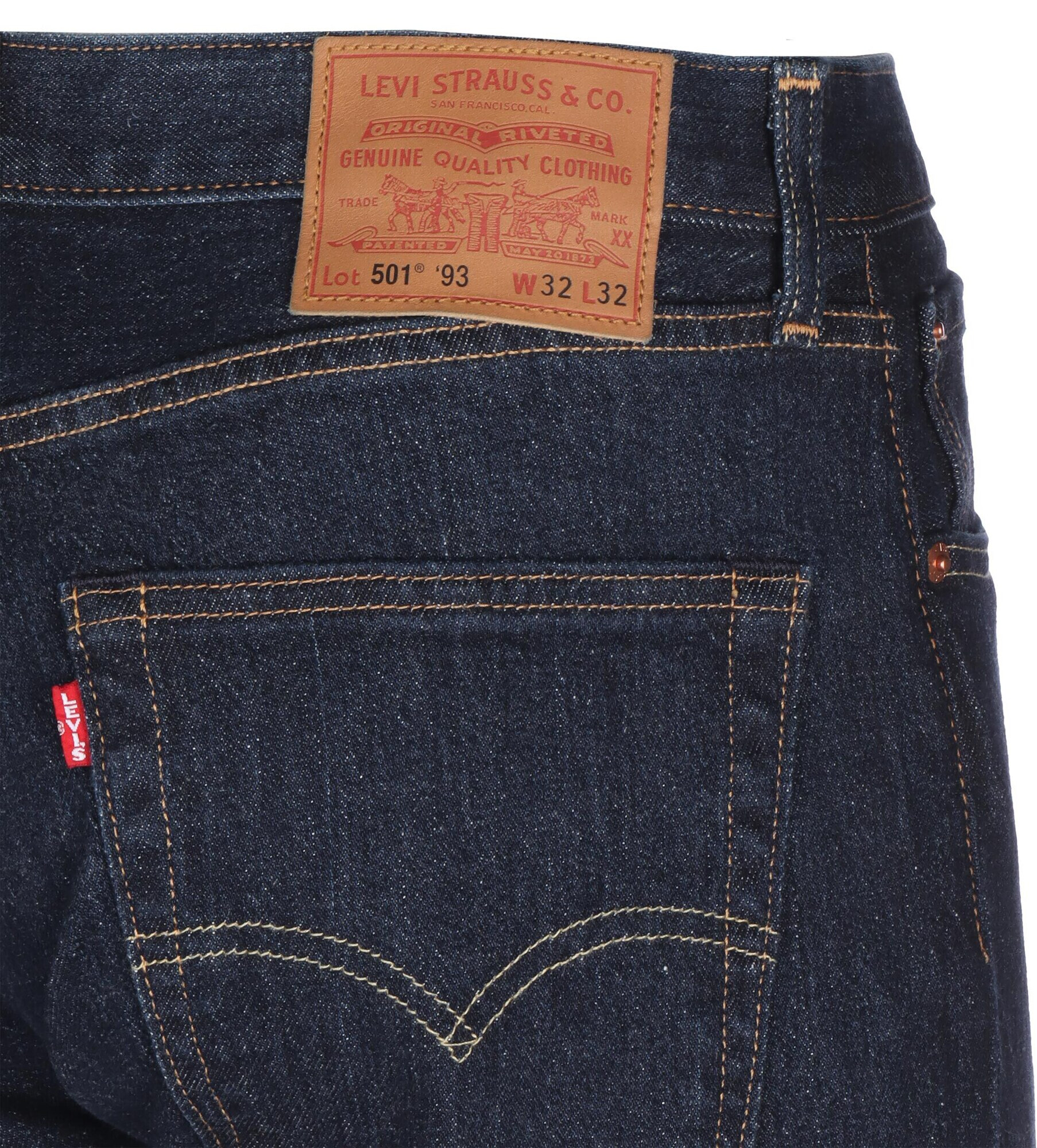 LEVI'S Jeans '501' albastru închis - Pled.ro