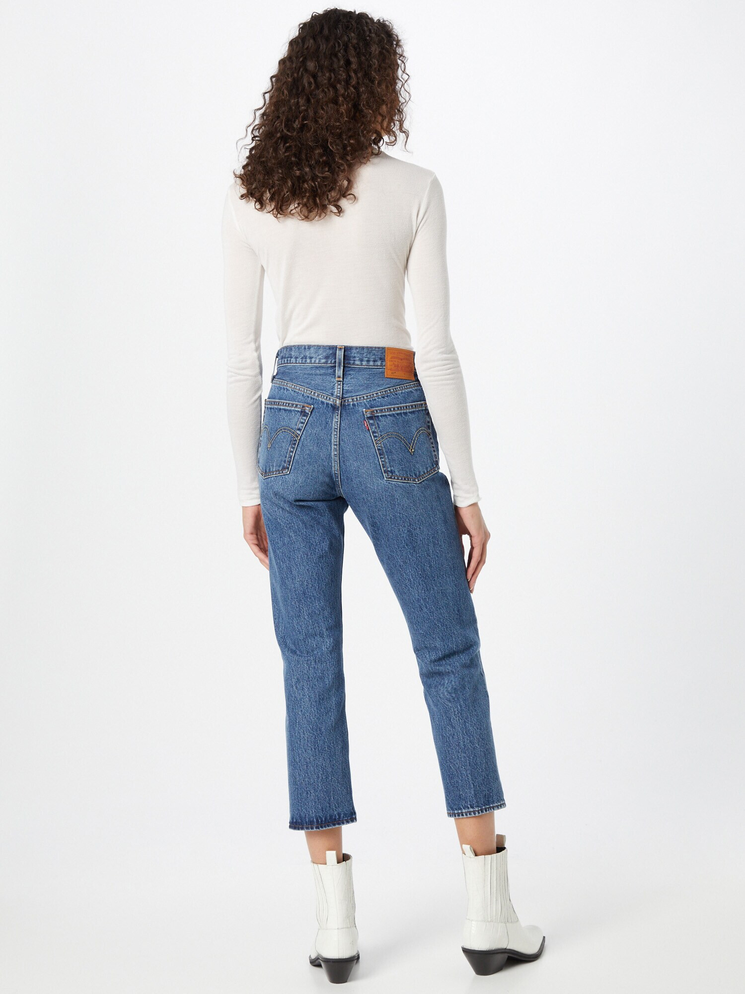 LEVI'S ® Jeans '501 CROP' albastru denim - Pled.ro