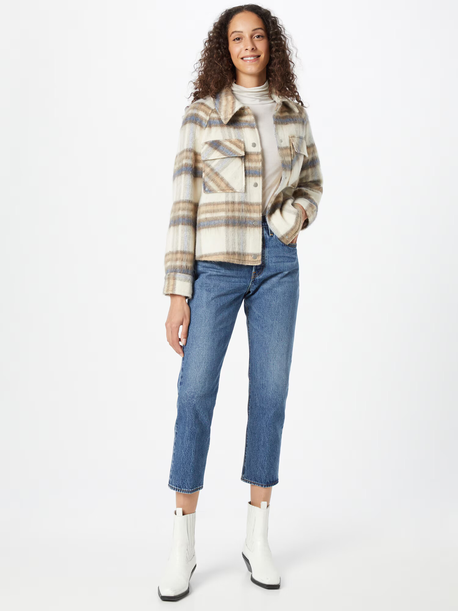 LEVI'S ® Jeans '501 CROP' albastru denim - Pled.ro